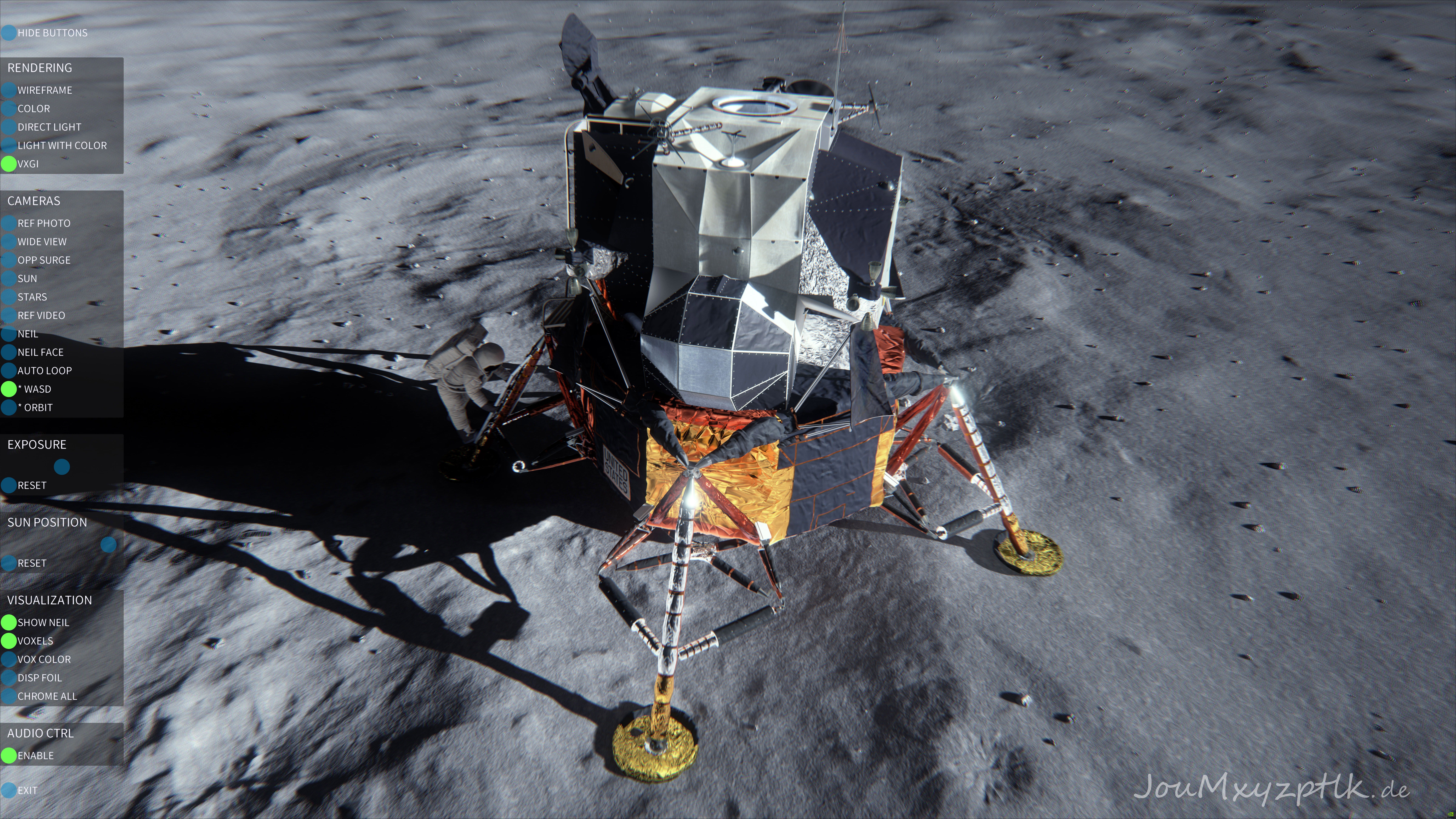 9600x5400 Nvidia Apollo 11 video in 9K (9600x5400) with AA