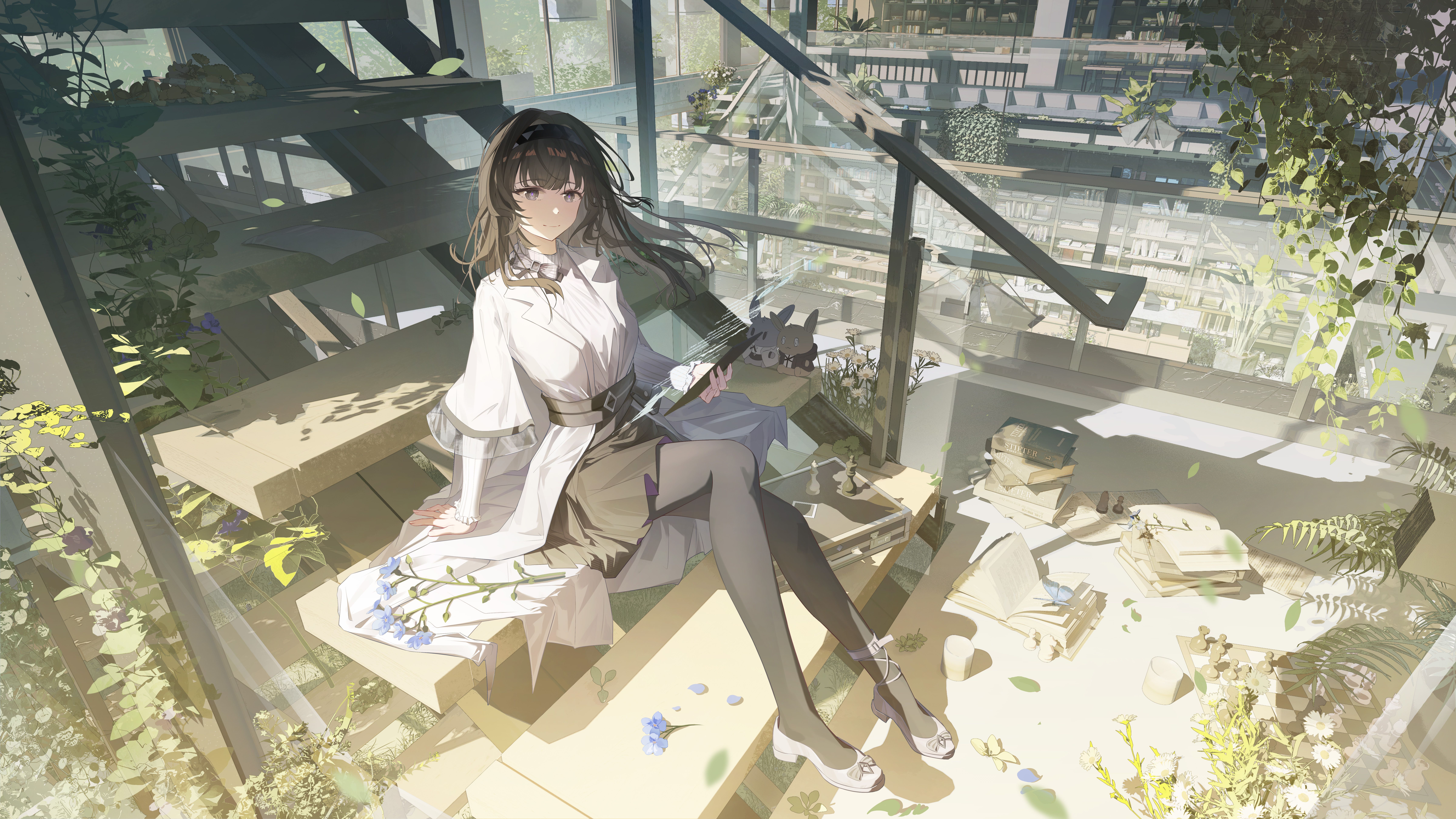9600x5400 Priestess (Arknights) Image by Pixiv Id 39996021 Anime Image Board