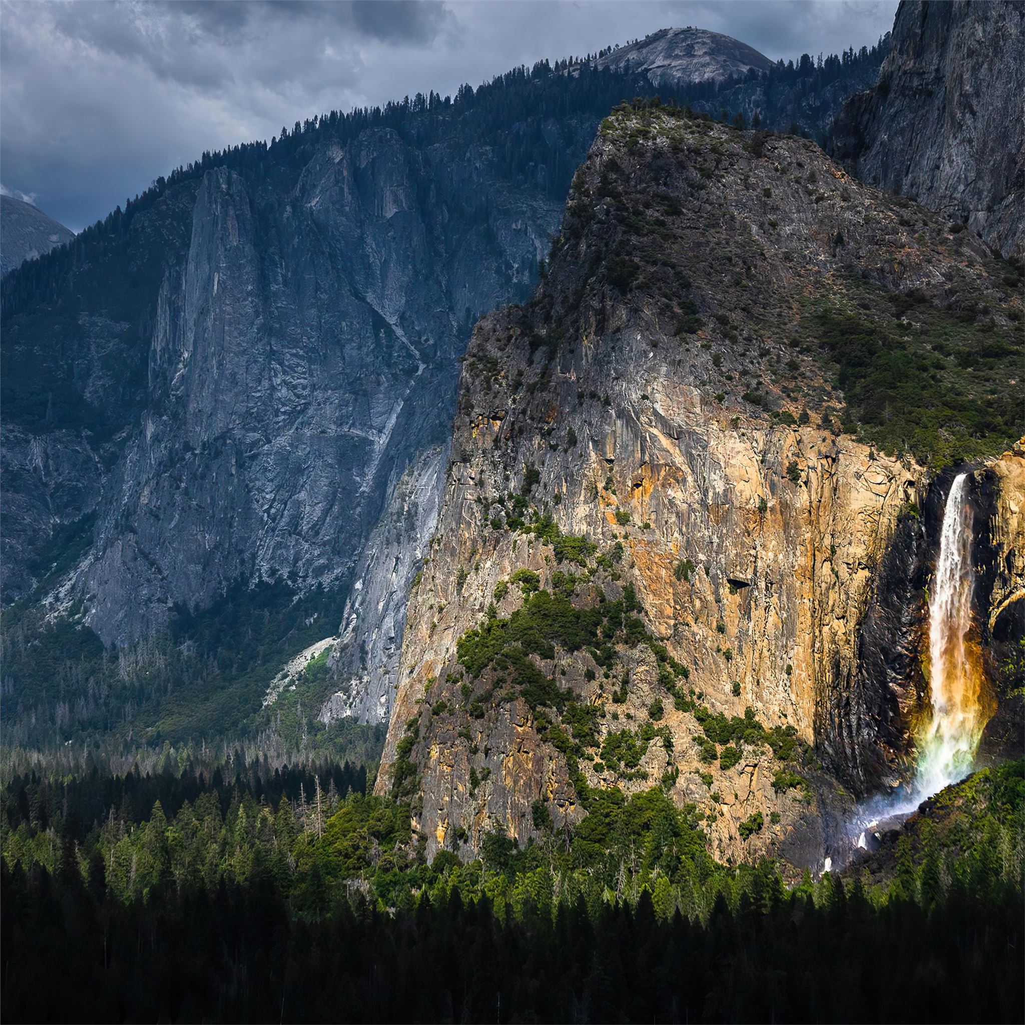 2048x2048 yosemite national park us 4k iPad Air Wallpaper Free Download
