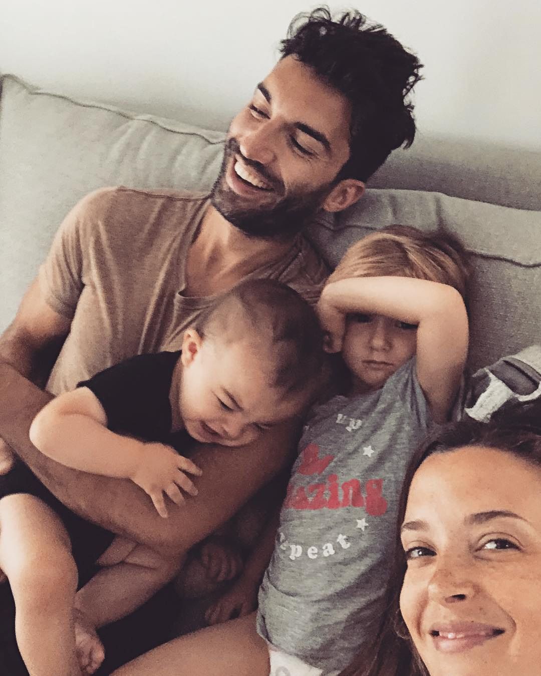 1080x1350 Justin Baldoni's Family Album: Photo of the Actor and His 2 Kids