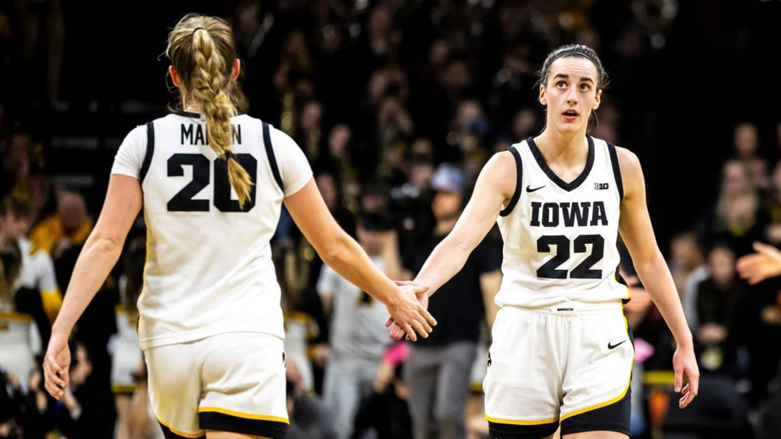 1600x900 Caitlin Clark&;s Pregame Moment With Kate Martin Catches Attention