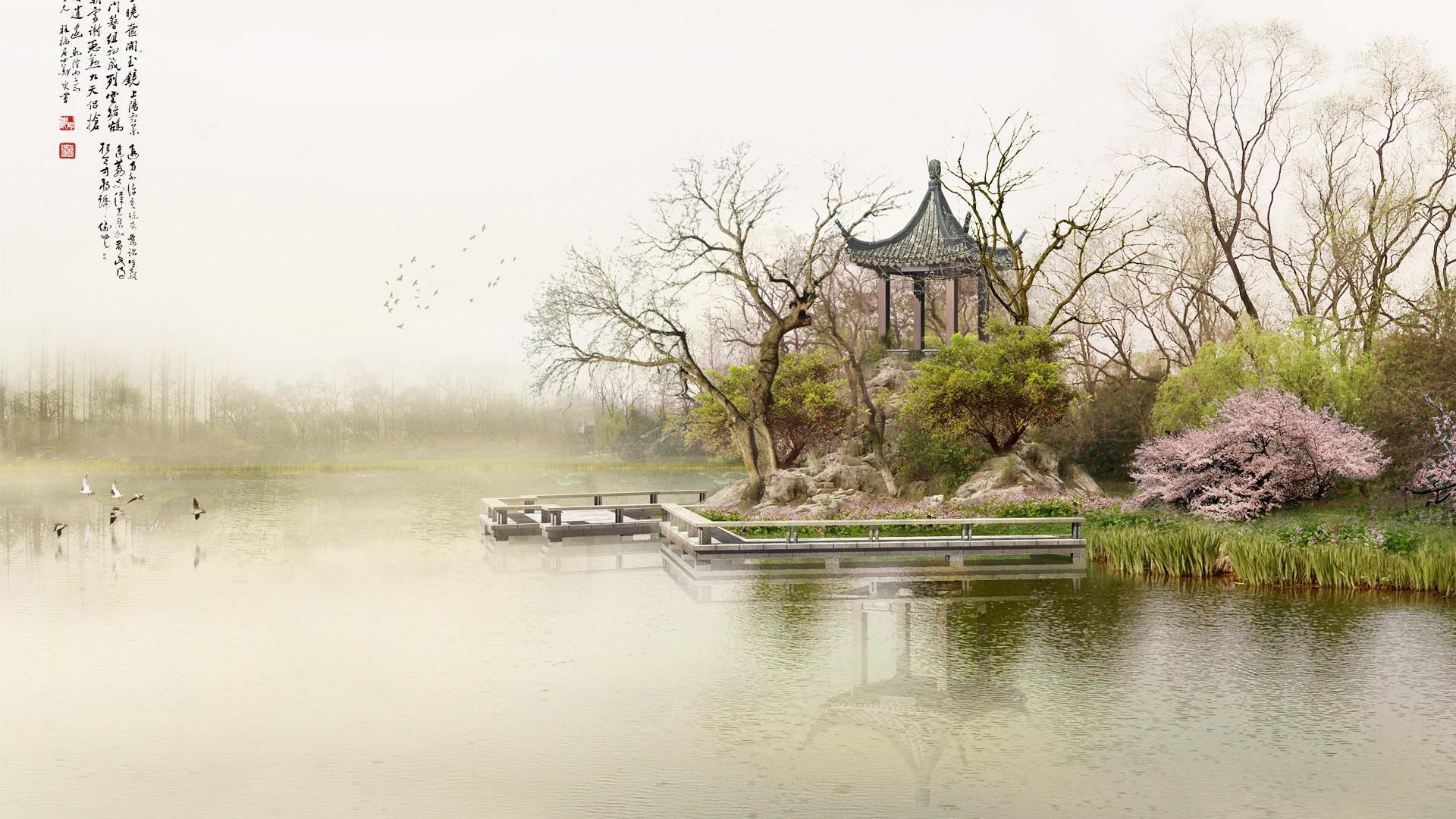 1920x1080 Chinese Landscape Wallpaper