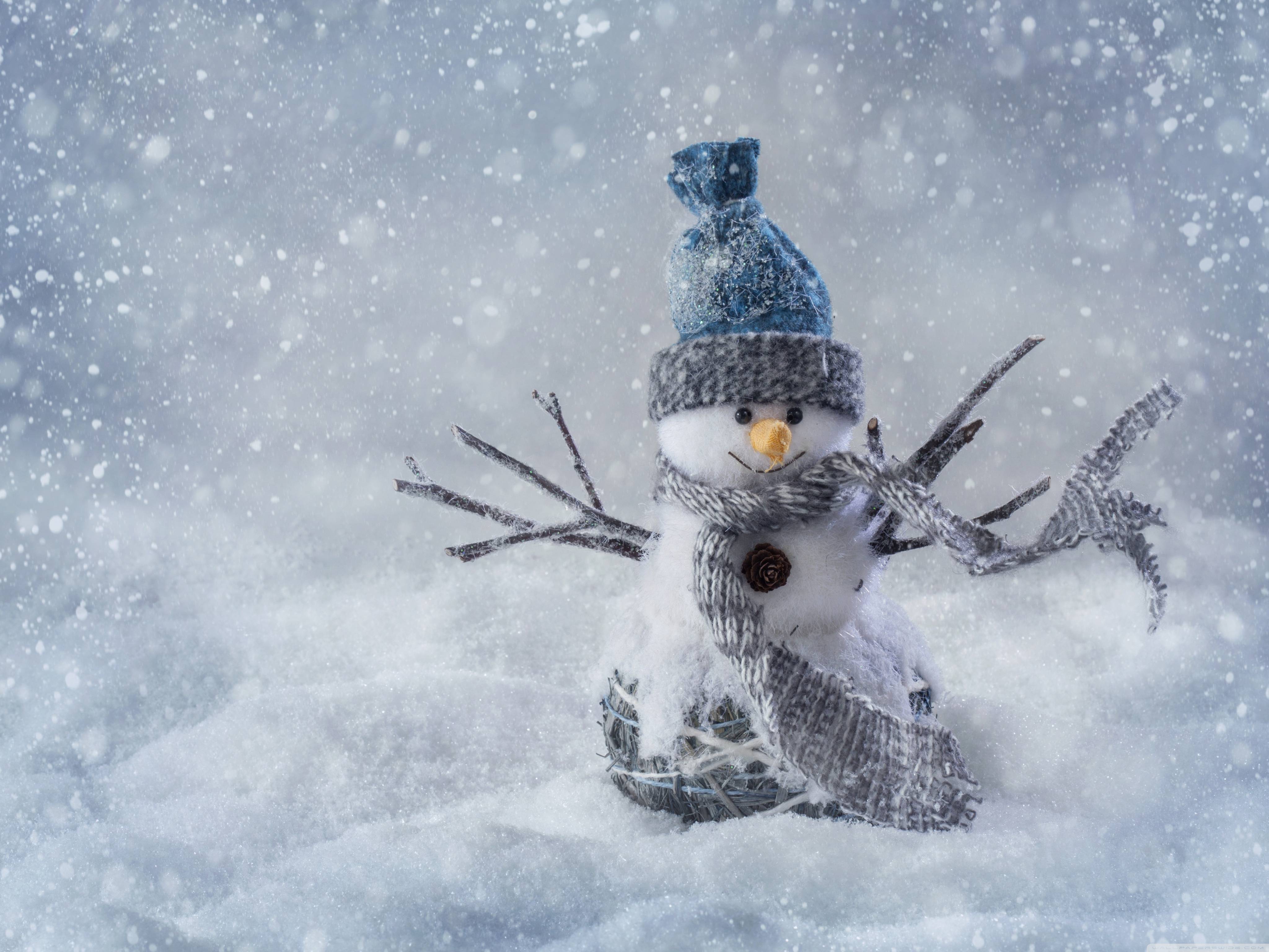 4096x3072 Christmas Snowman Desktop Wallpaper #E479EP7 4096x3072 px