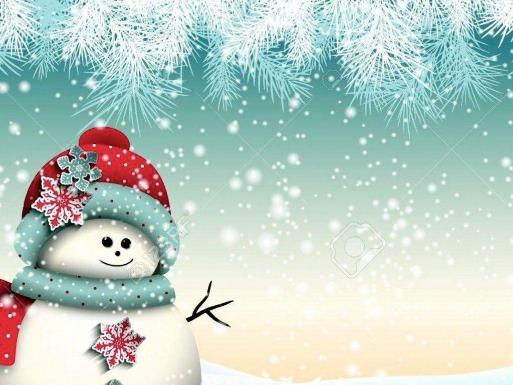 1024x768 Cute Snowman HD Wallpaper 1024x768
