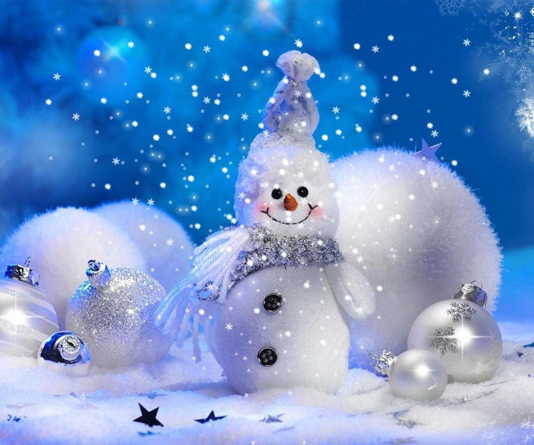 1080x900 Snow Man Background