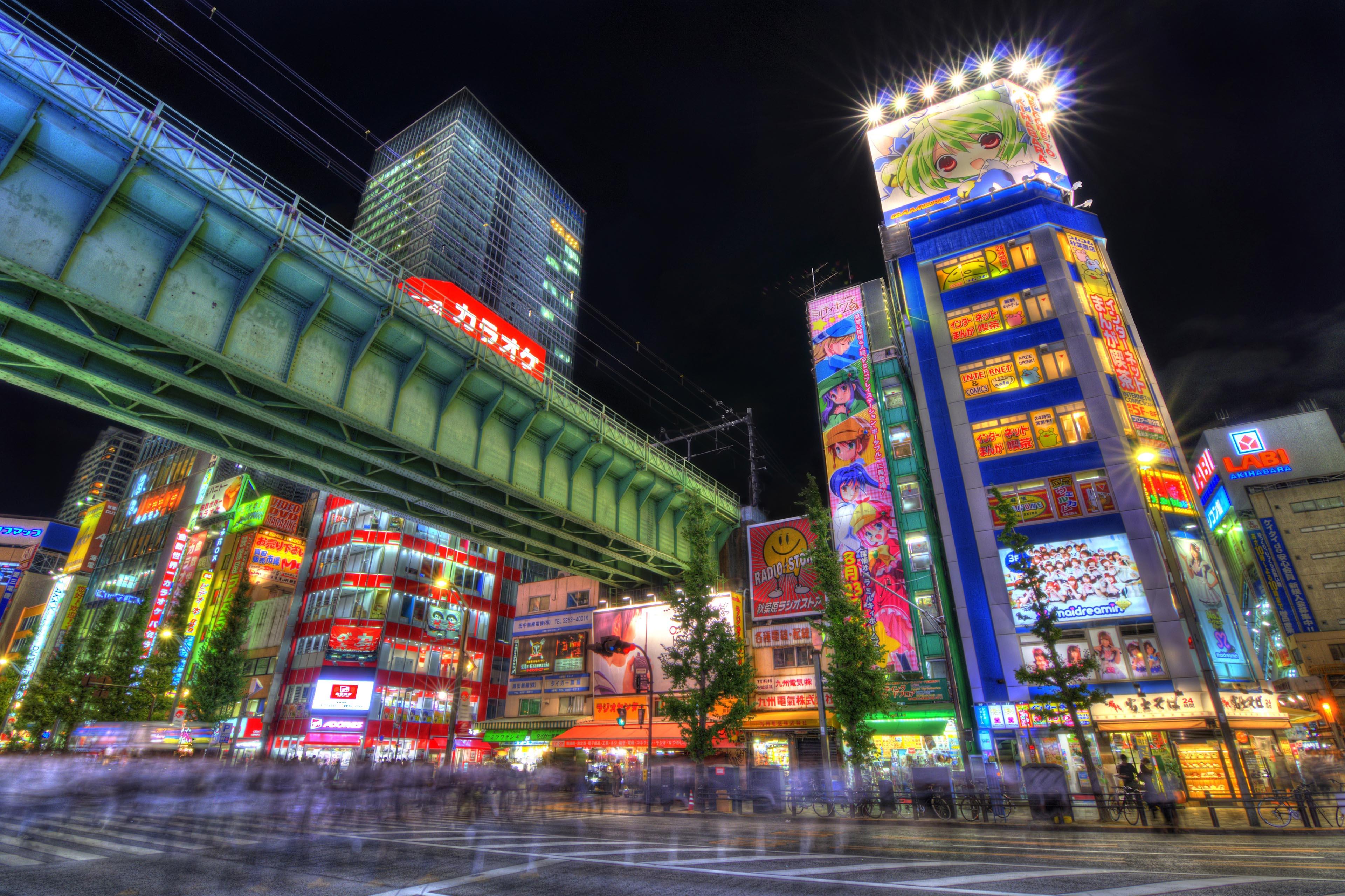 Akihabara at Night Wallpapers - Top Free Akihabara at Night Backgrounds ...