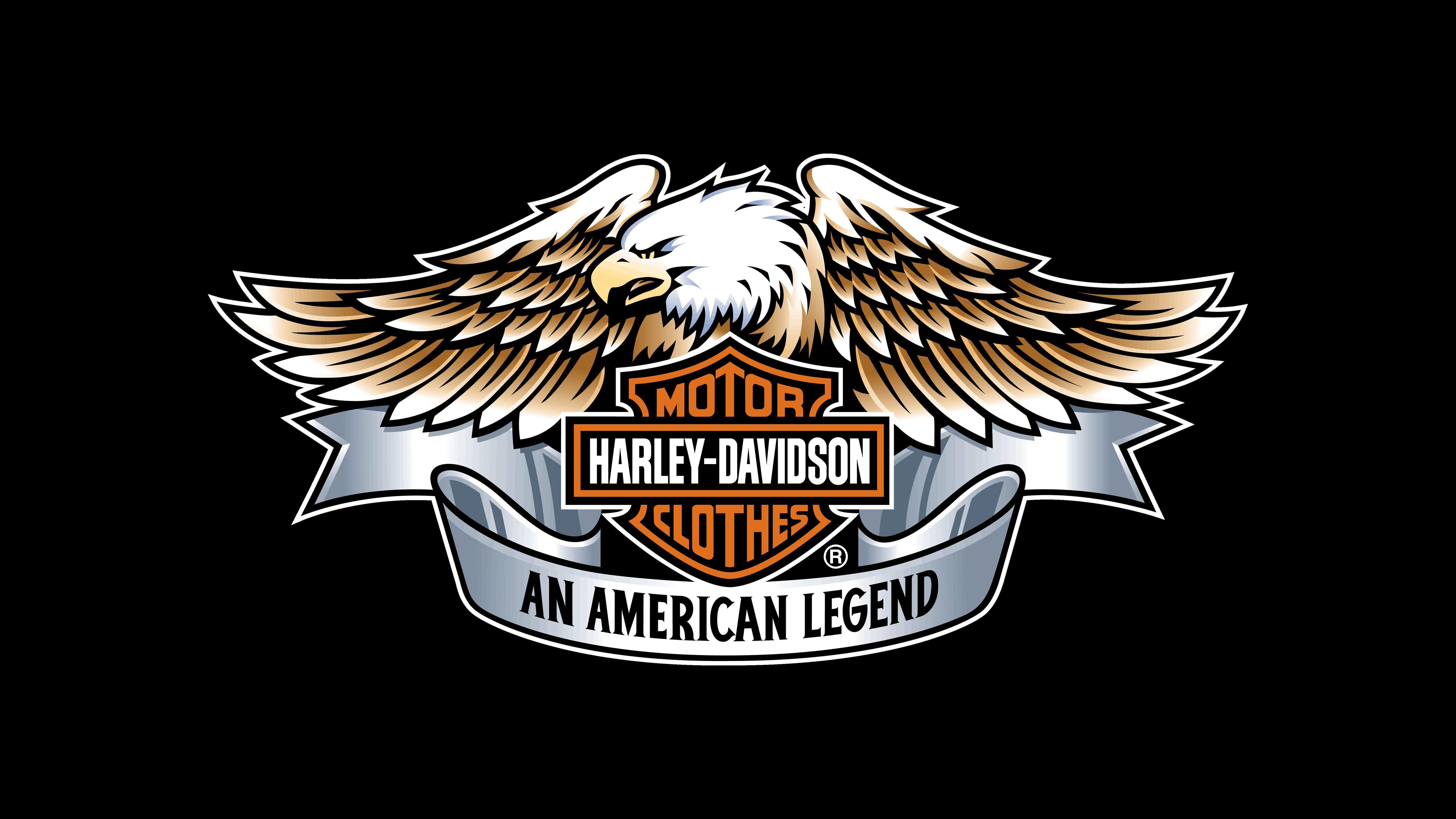 5120x2880 Harley Davidson Eagle Logo 4k, Xe đạp HD, Hình nền 4k, Hình ảnh