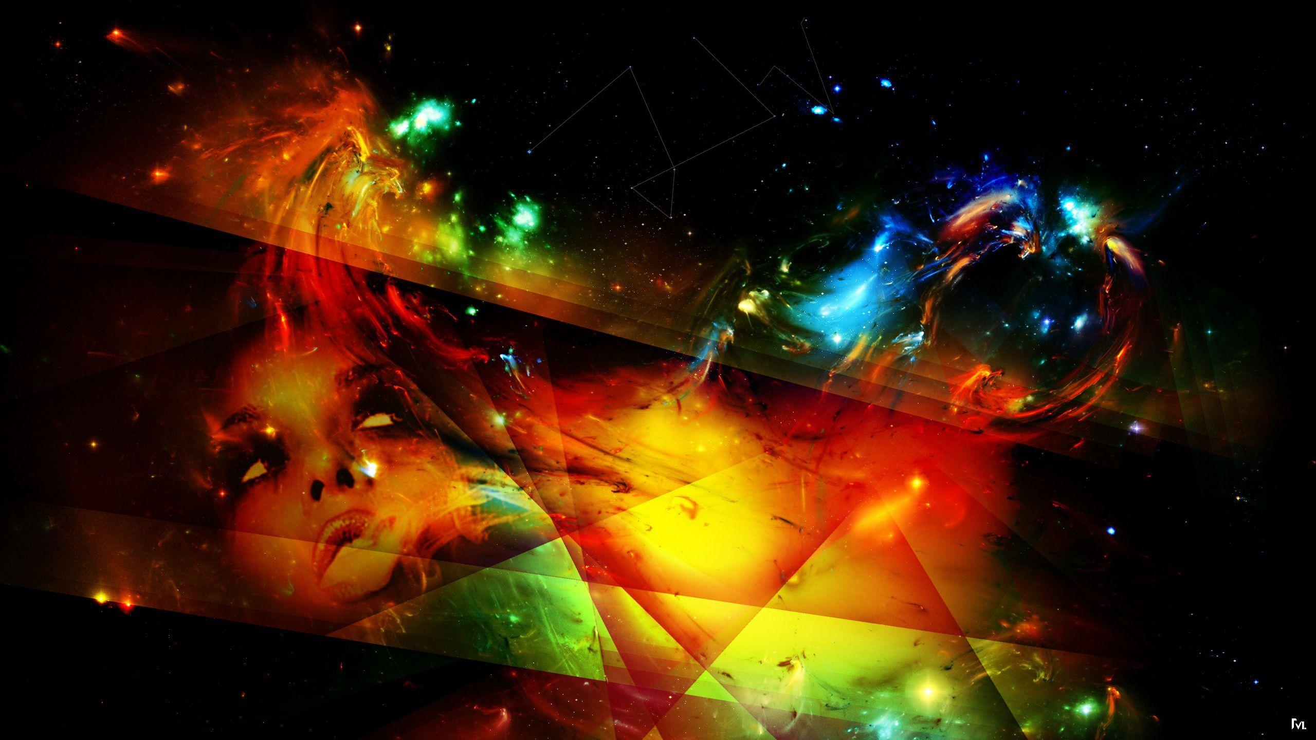 2560x1440 Abstract Art Desktop Wallpaper Widescreen Free Download