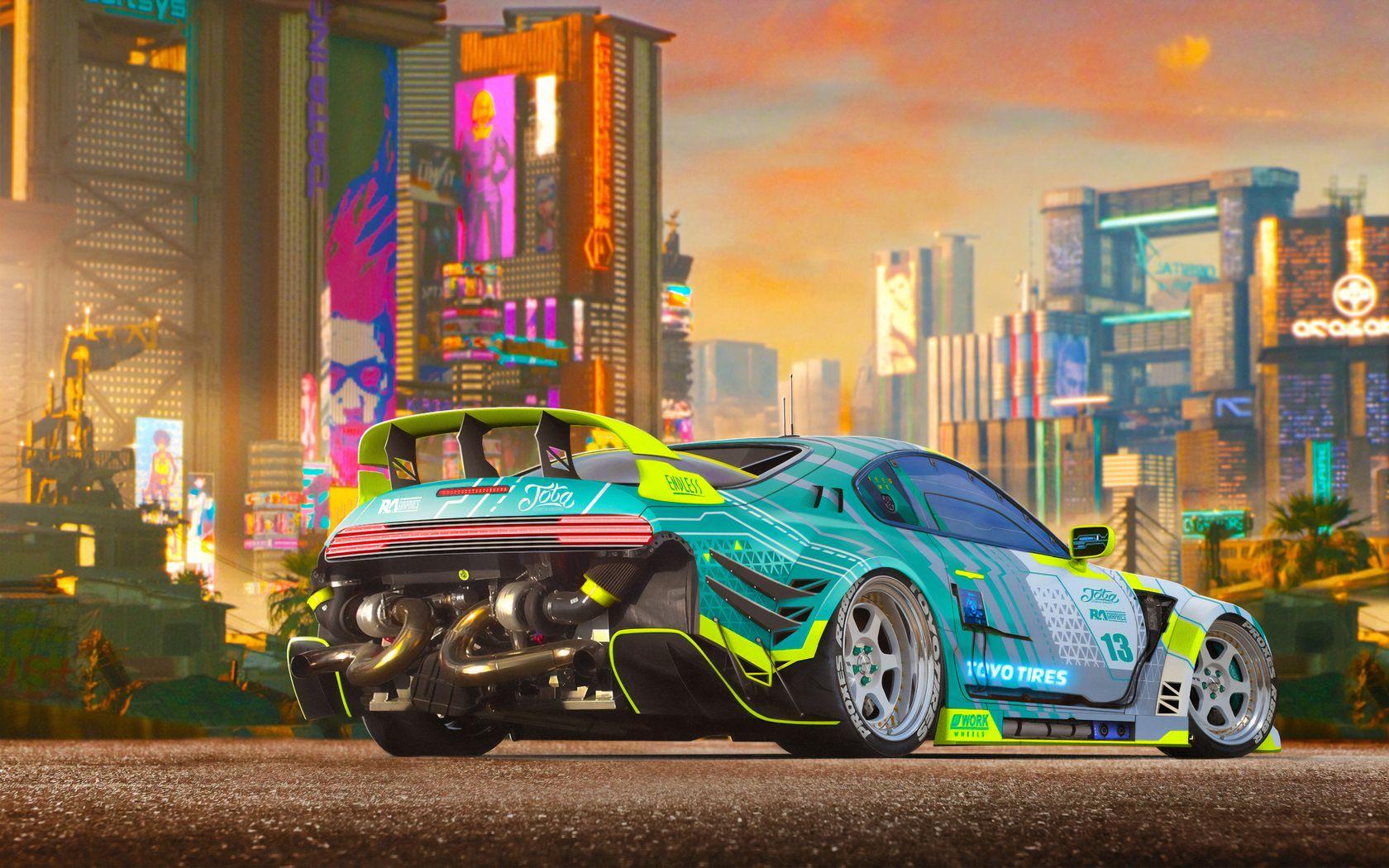 1680x1050 Cyberpunk Car 4k 1680x1050 Resolution HD 4k Wallpaper