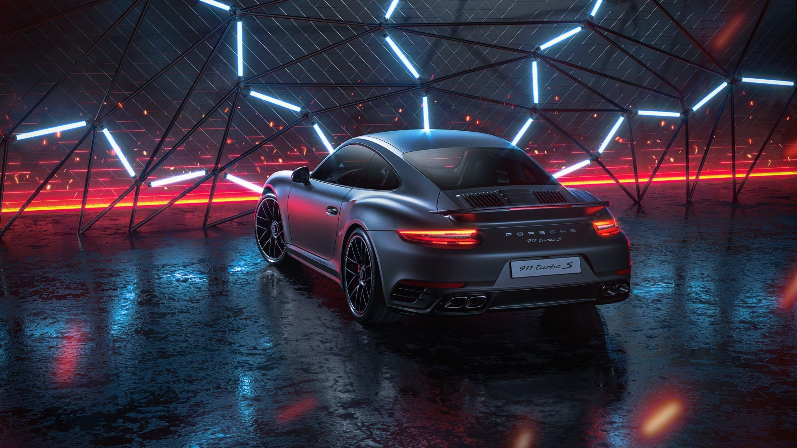 2560x1440 Car Porsche 911 Turbos Cgi E8 Car 4k Wallpaper