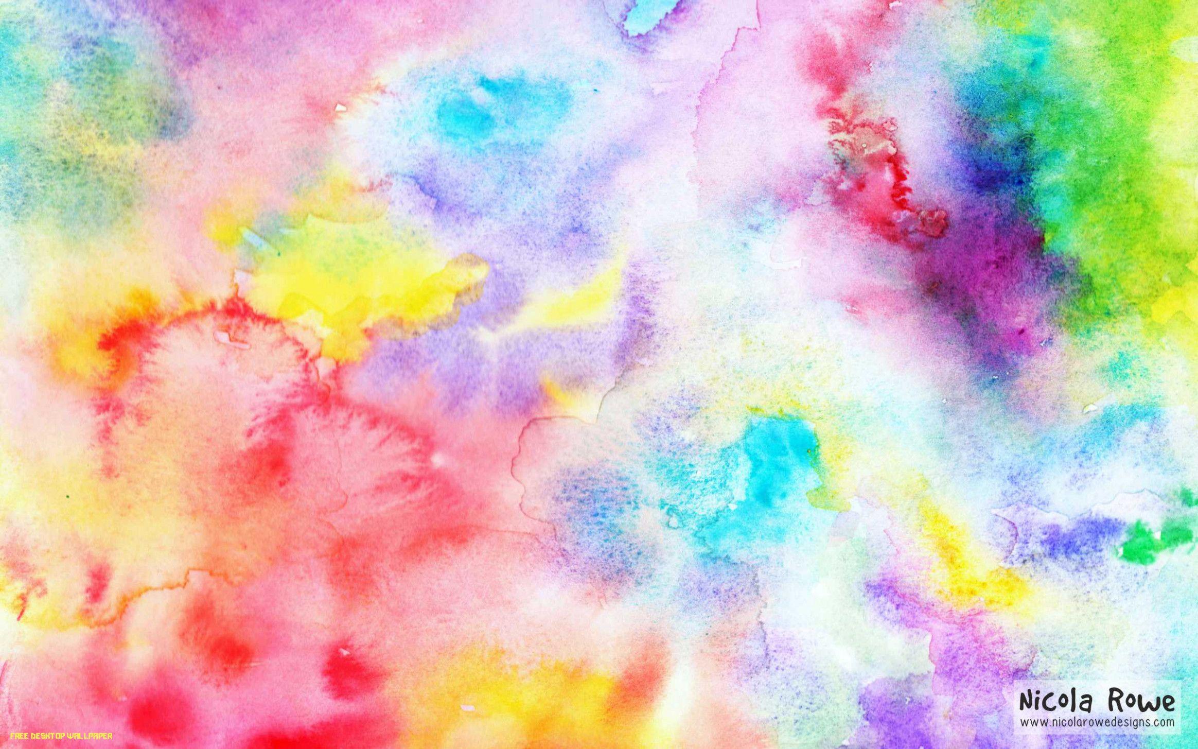 2328x1455 FREE watercolour desktop wallpaper for every reader!