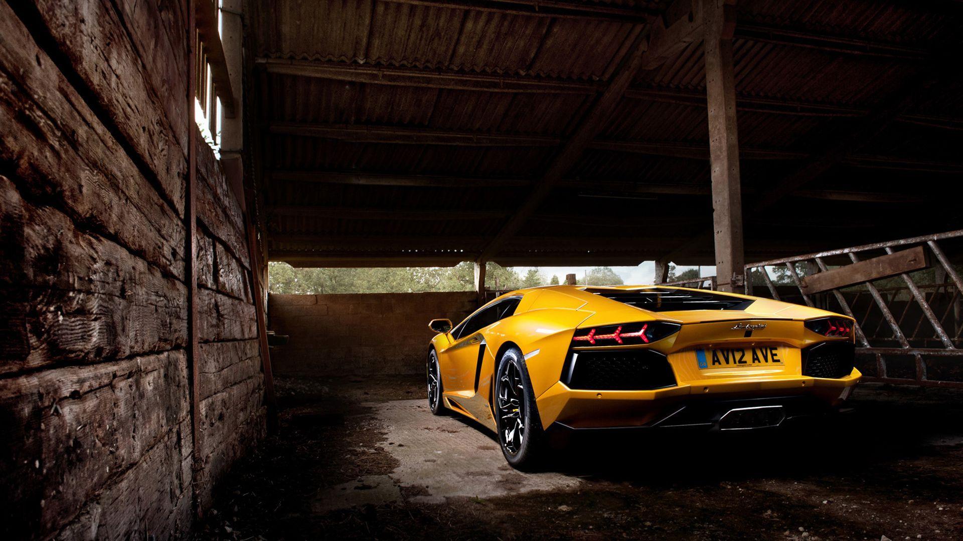 1920x1080 Yellow Lamborghini Aventador 2 Wallpaper. HD Car Wallpaper