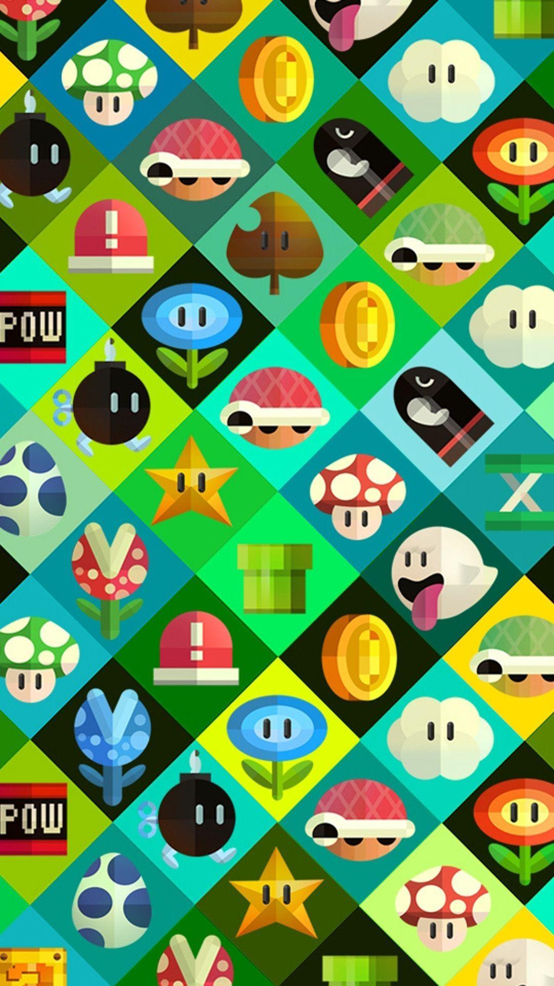 1080x1920 Design. Wallpaper For Galaxy S5 5. Mario art, Mario bros