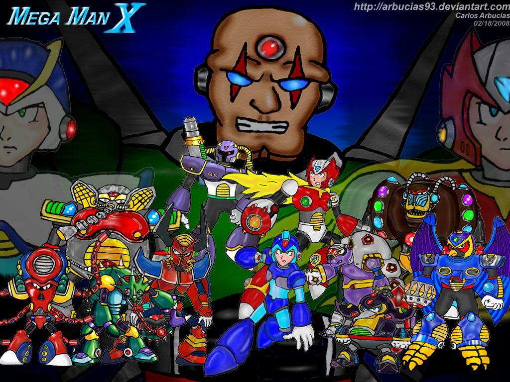 1024x768 Mega Man X Wallpaper By Shinobi Gambu
