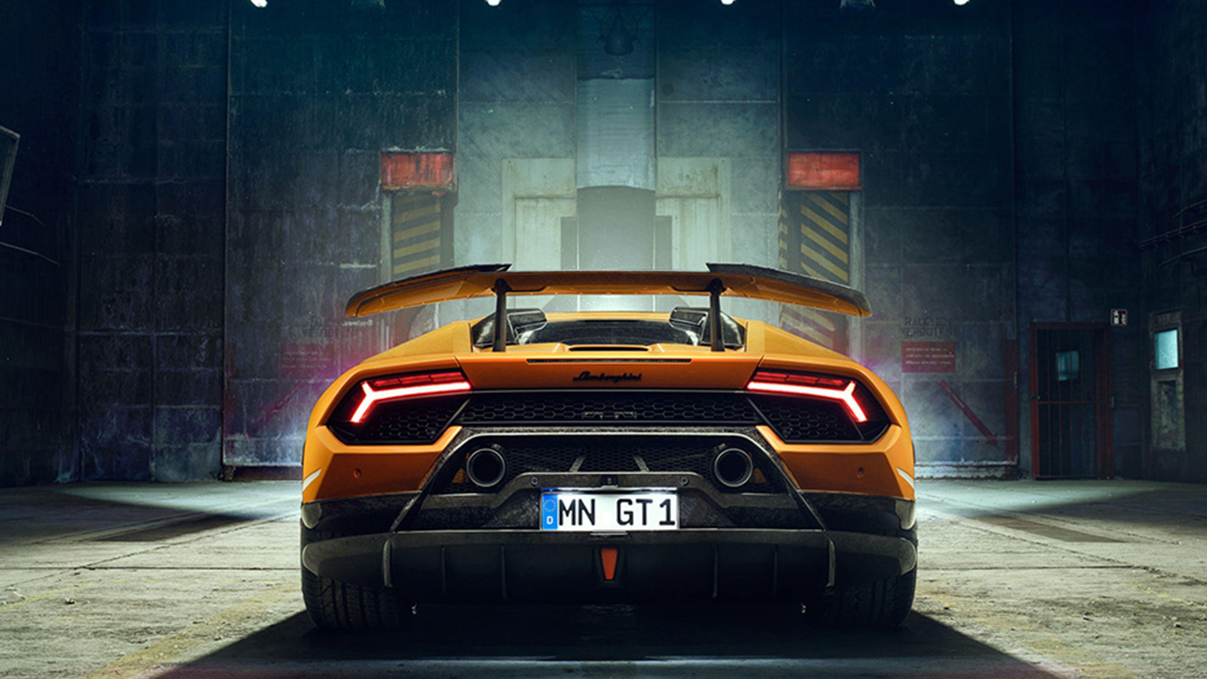 3840x2160 Car Lamborghini Yellow Art Wallpaper