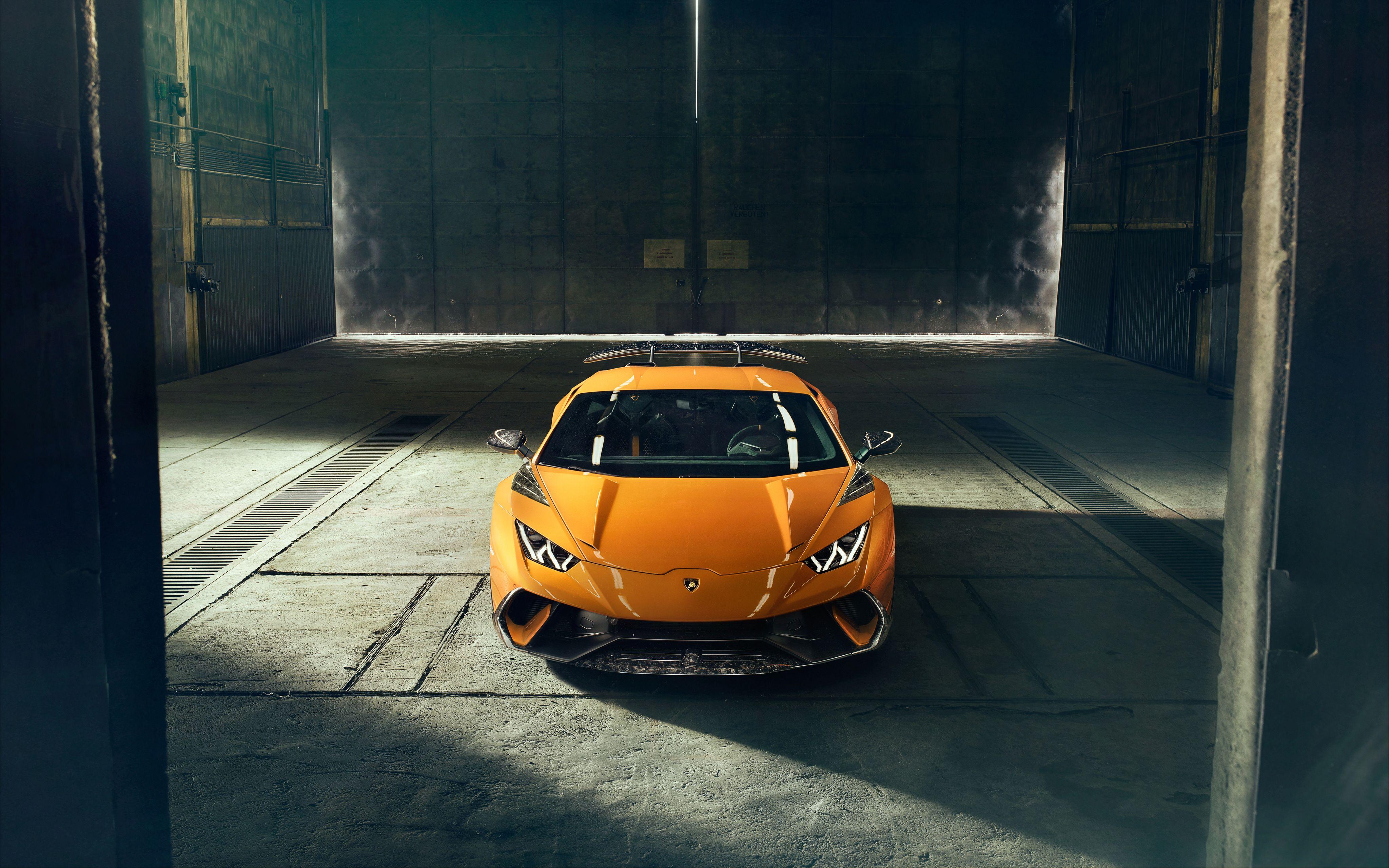 4096x2560 Novitec Lamborghini Huracan Perfomante 2018 4K Wallpaper