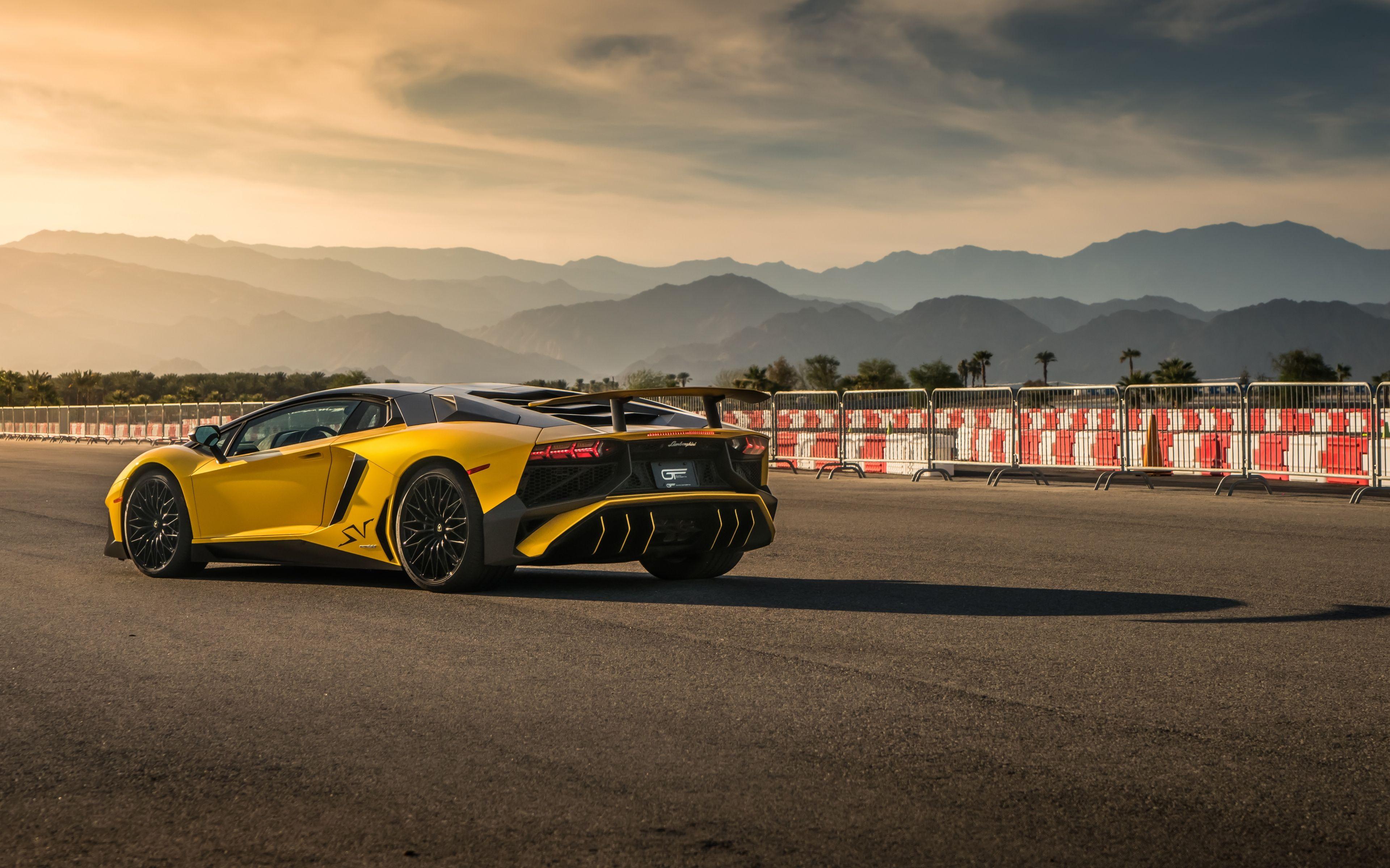 3840x2400 Download 3840x2400 wallpaper lamborghini aventador svj, yellow