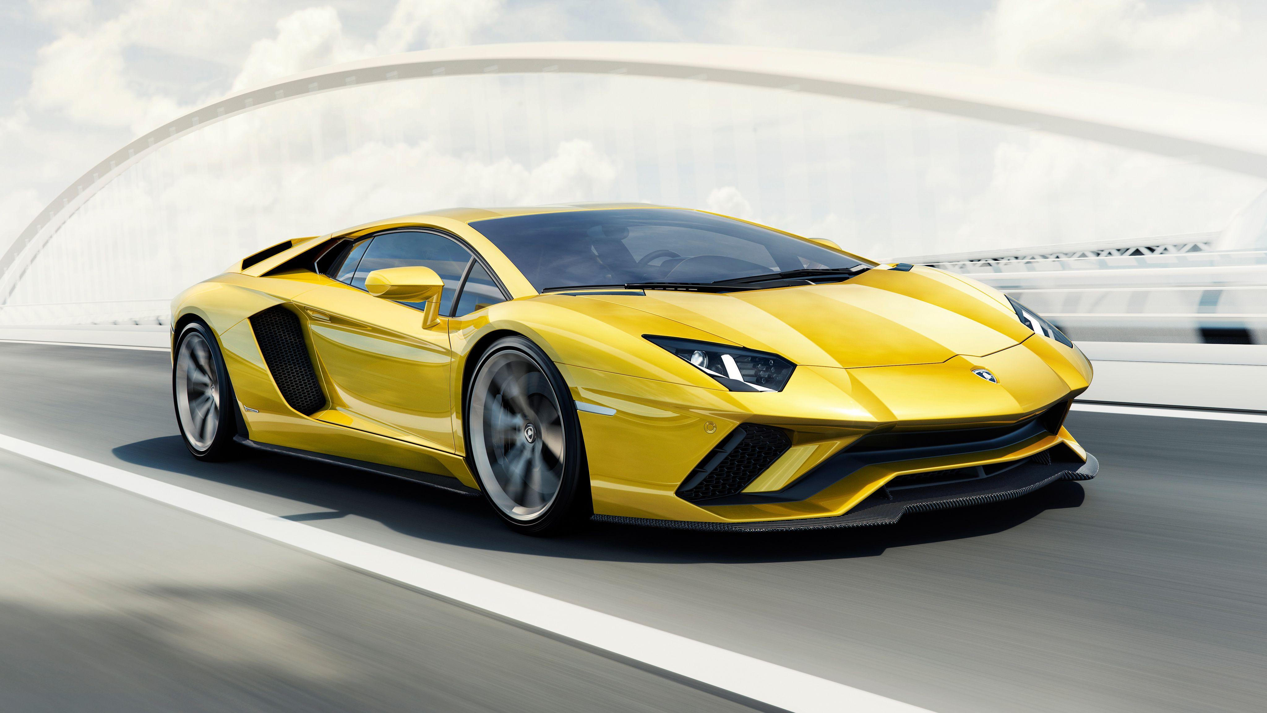 4096x2304 Lamborghini Aventador S 2017 4K Wallpaper. HD Car Wallpaper