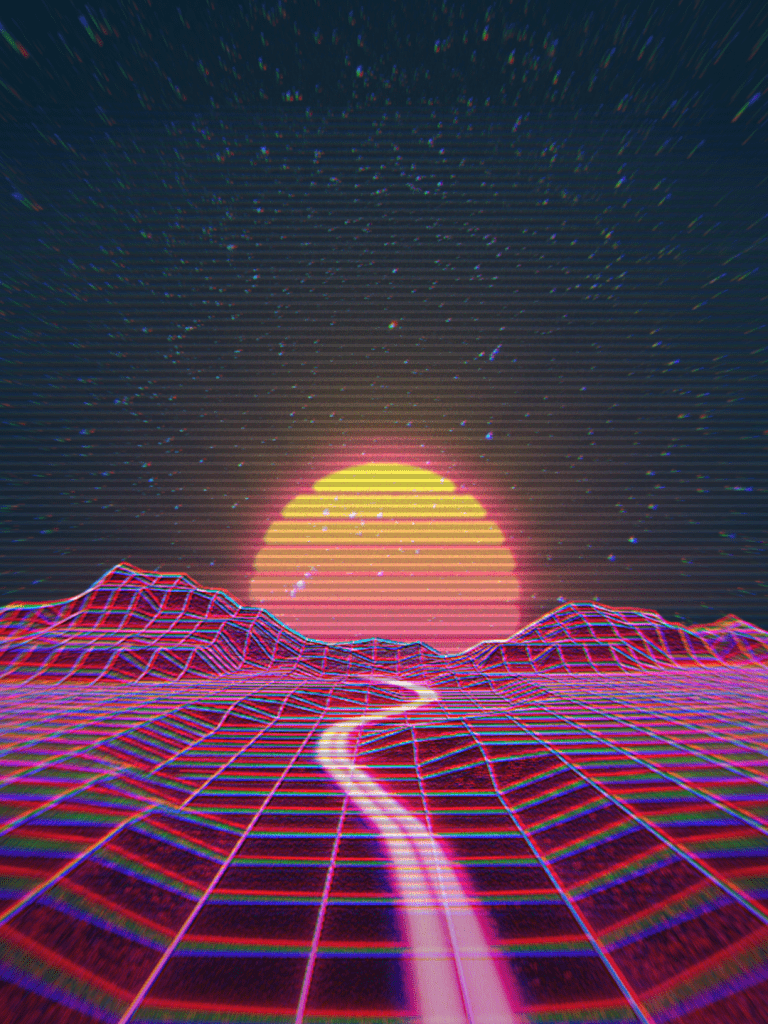 768x1024 Free download 80s aesthetic Vaporwave