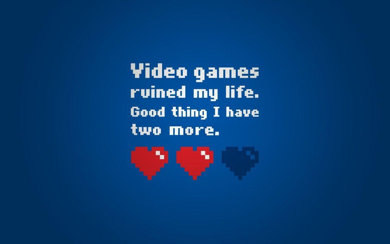 1280x800 Gaming Quotes Wallpaper