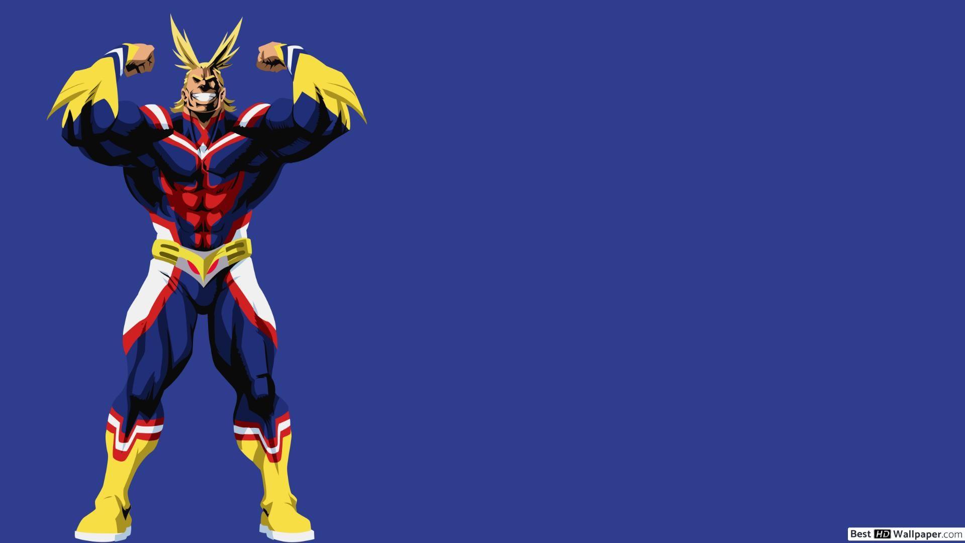 1920x1080 My Hero Academia Might (Minimalist) HD wallpaper download