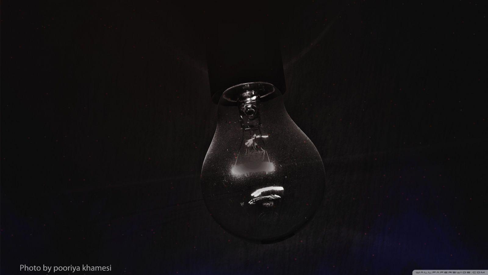 1600x900 Black Light Wallpaper