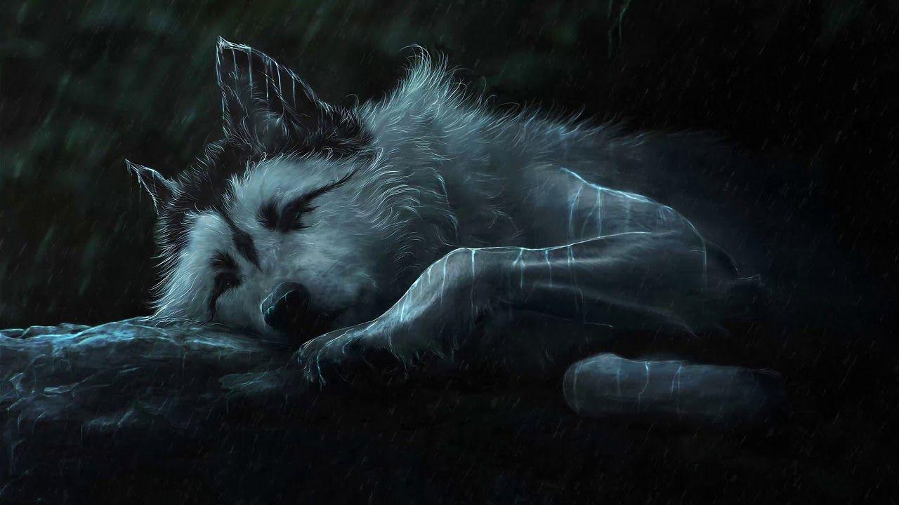 1280x720 Lonely Wolf with Piano Song Wallpaper Engine Preview