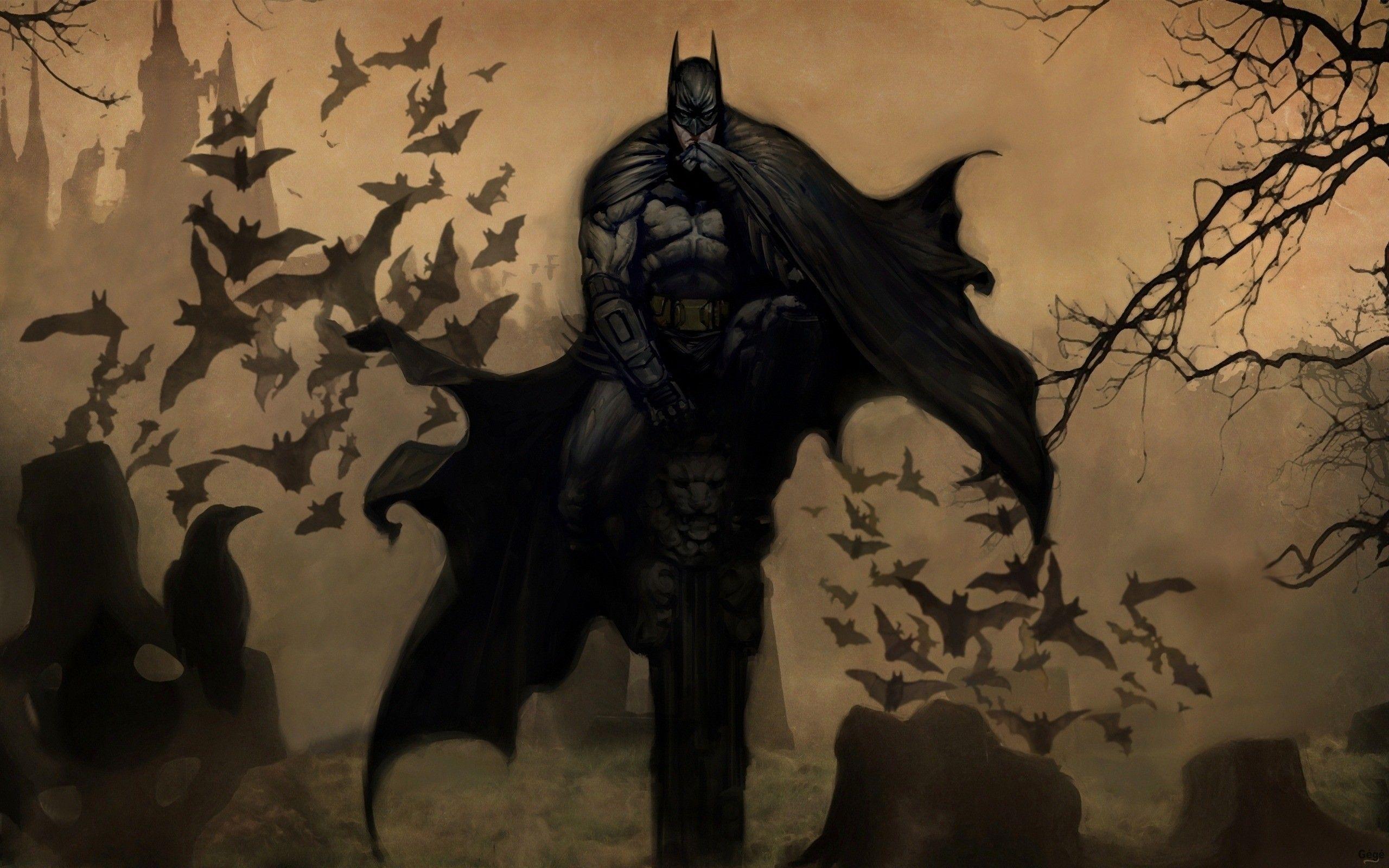2560x1600 Batman Dark Knight Deadpool Comics