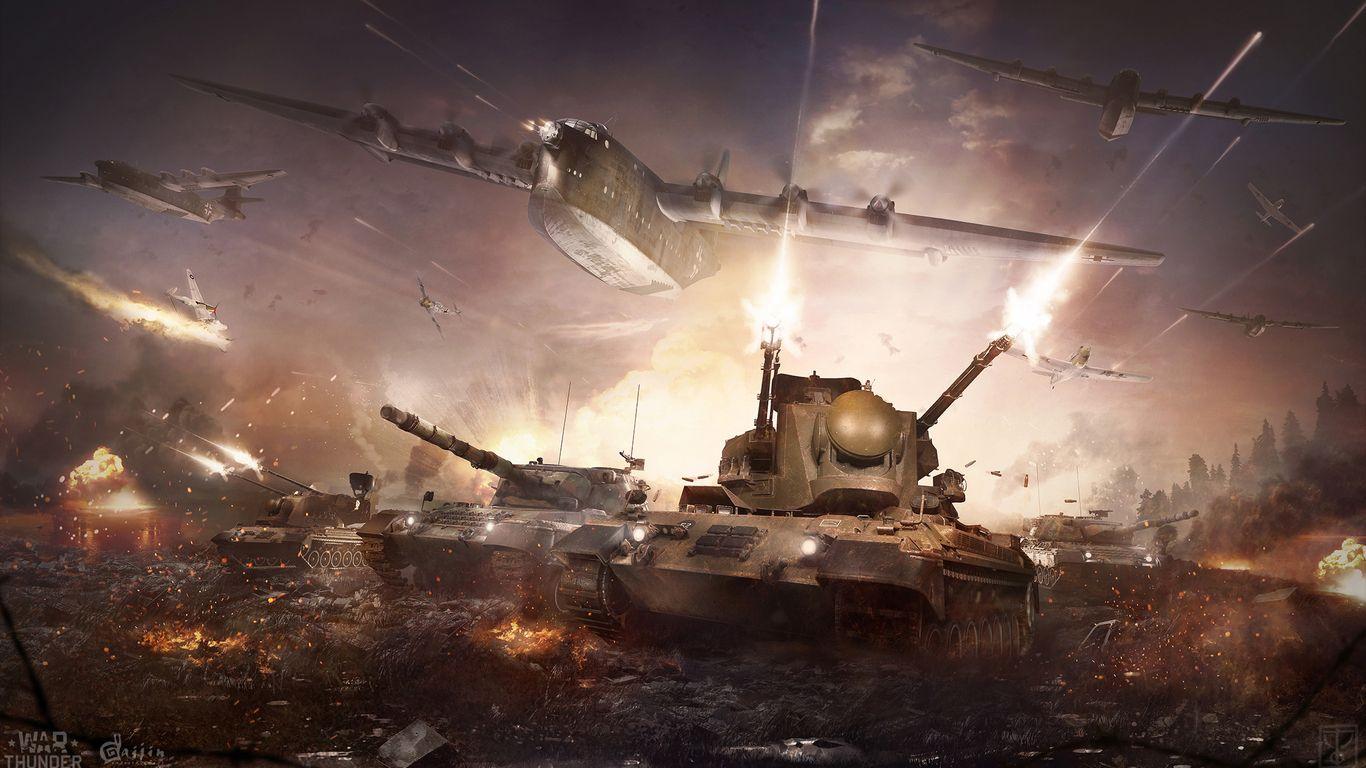 1366x768 Wildcats Under Fire War Thunder 1366x768 Resolution HD 4k