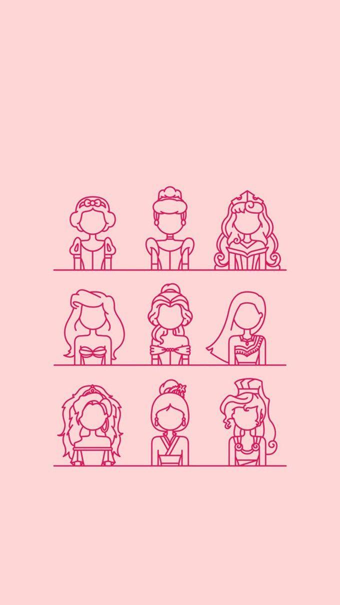 680x1209 iPhone Wallpaper. Pink, Text, Font, Design, Line art, Drawing