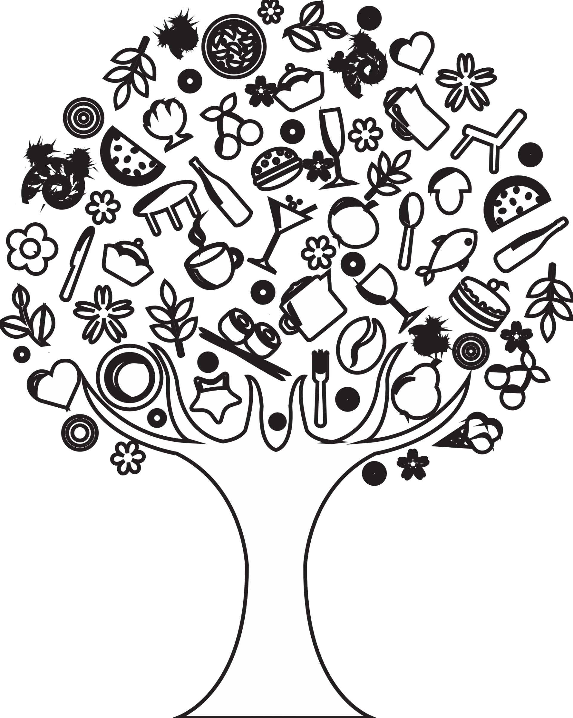 1920x2406 Drawing Wallpaper Black And White Transparent & PNG Clipart Free