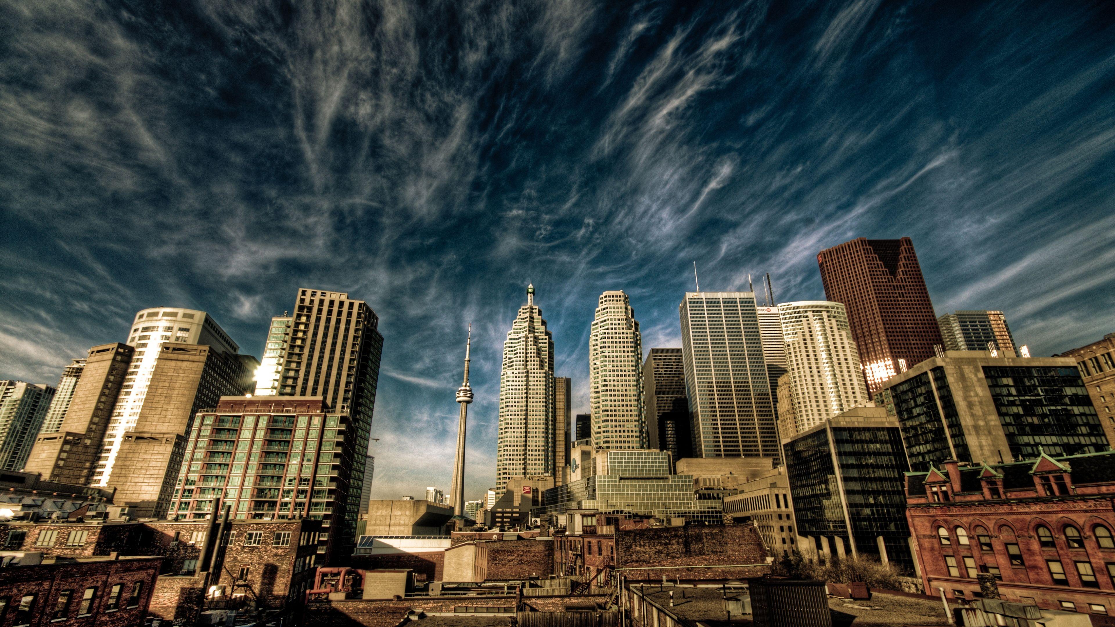 3840x2160 City Toronto Canada 4K HD Wallpaper