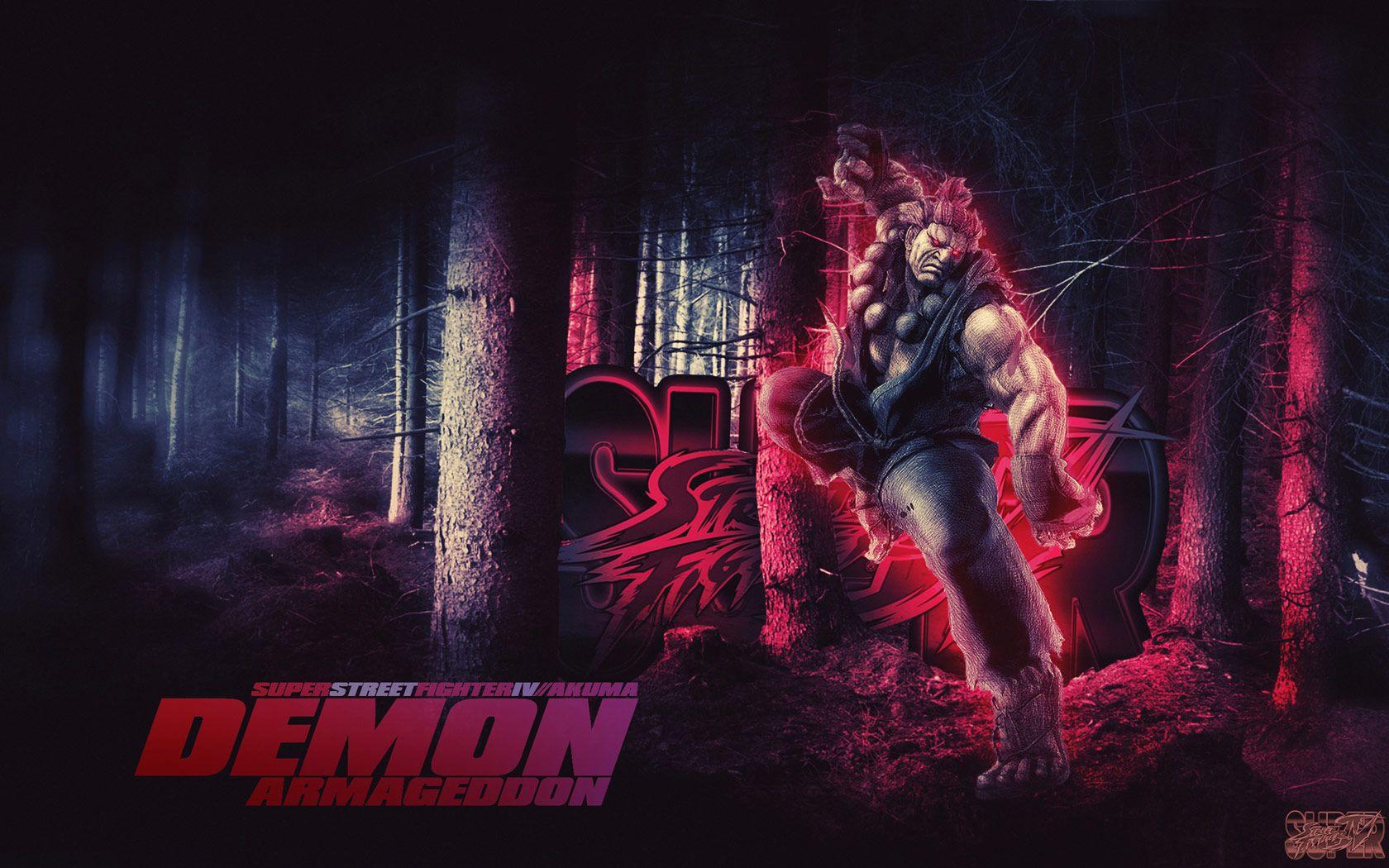 1680x1050 Akuma Super Street Fighter 4 wallpaper