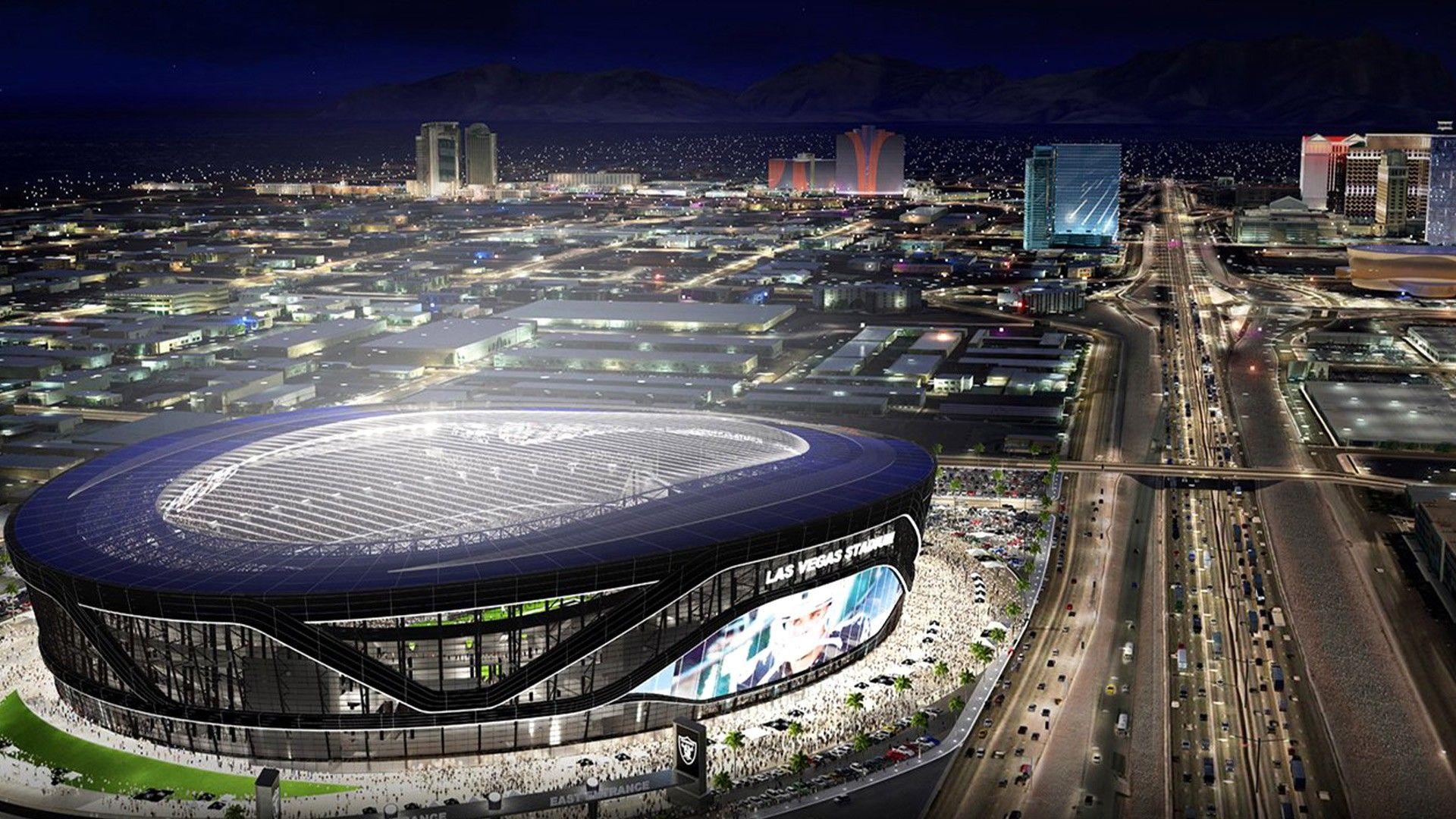 Las Vegas Raiders Stadium Hd Wallpaper