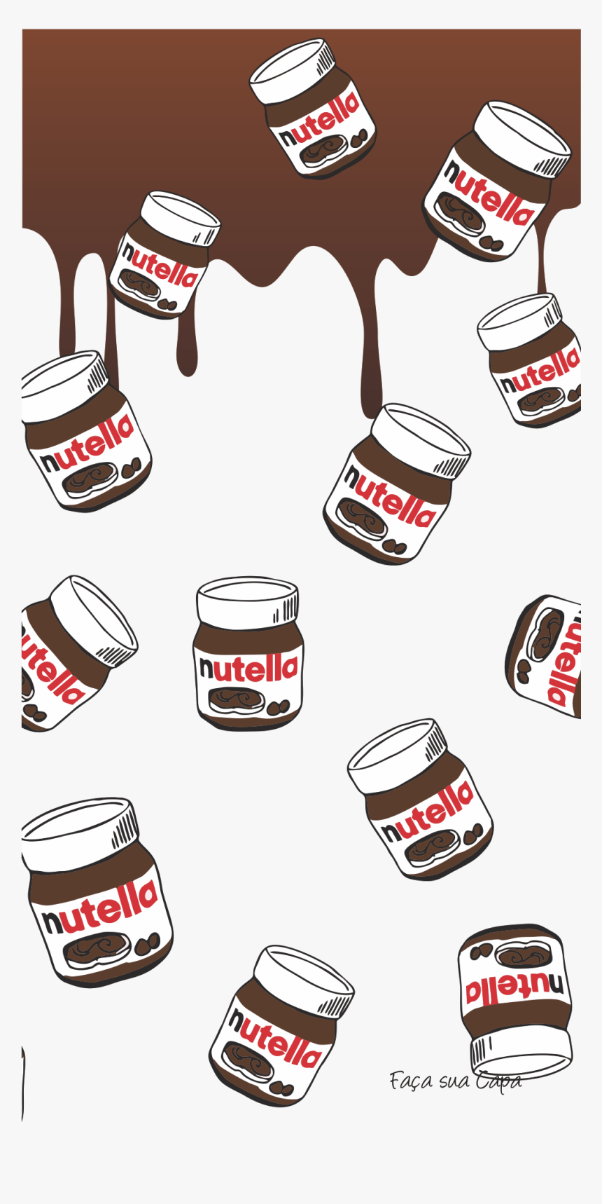 860x1718 Nutella Cool iPhone Background, iPhone Wallpaper Food, Background, HD Png Download, Transparent Png Image