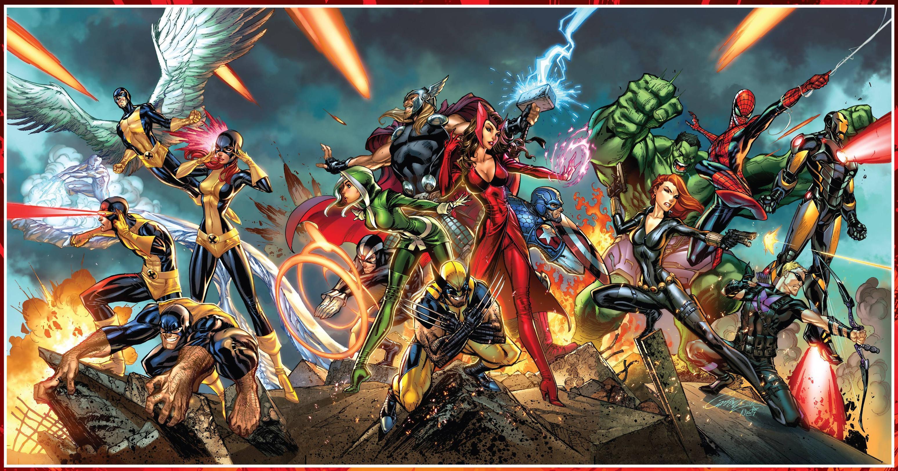 3096x1625 X Men Gold Comic Wallpaper
