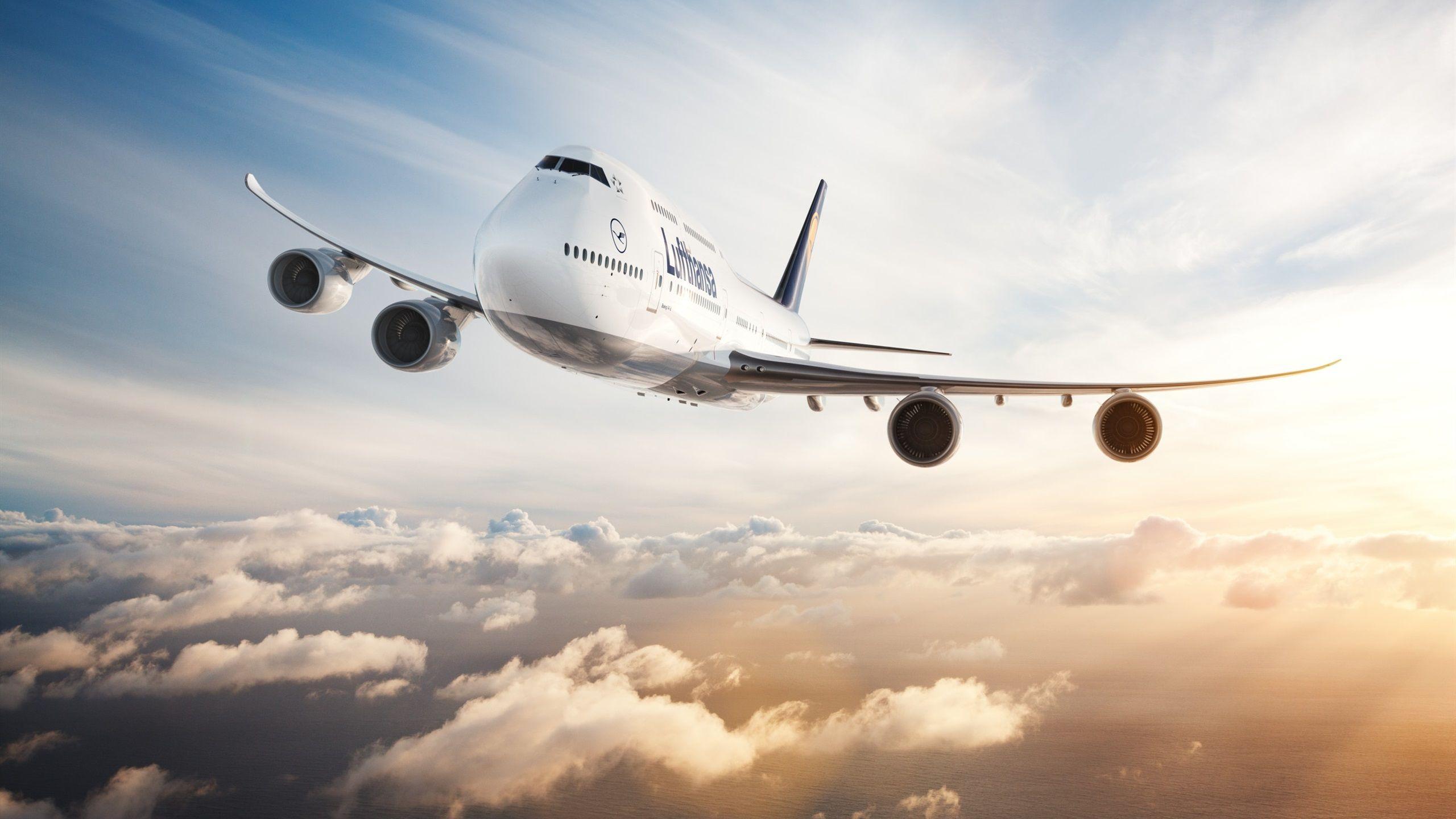 2560x1440 Wallpaper Boeing 747 plane flight in sky 2560x1600 HD Picture, Image