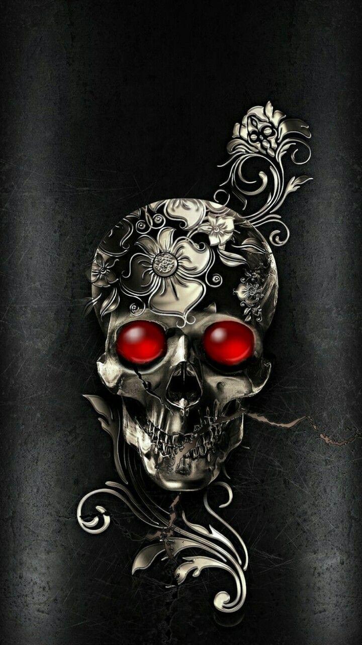 720x1280 skull pattern. Skull artwork, Skull art