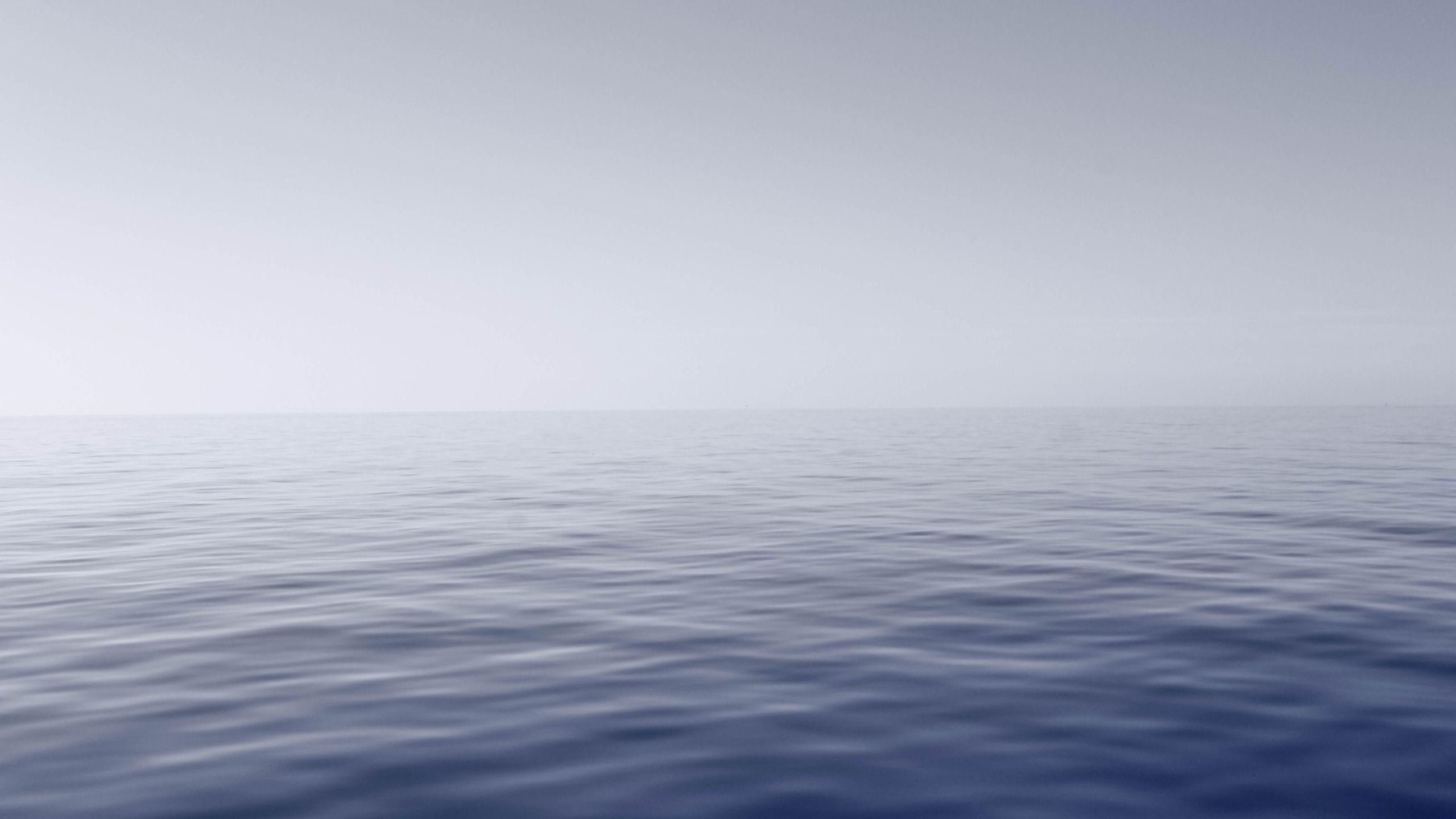 2560x1440 Silent Blue Water Sea 1440P Resolution HD 4k Wallpaper