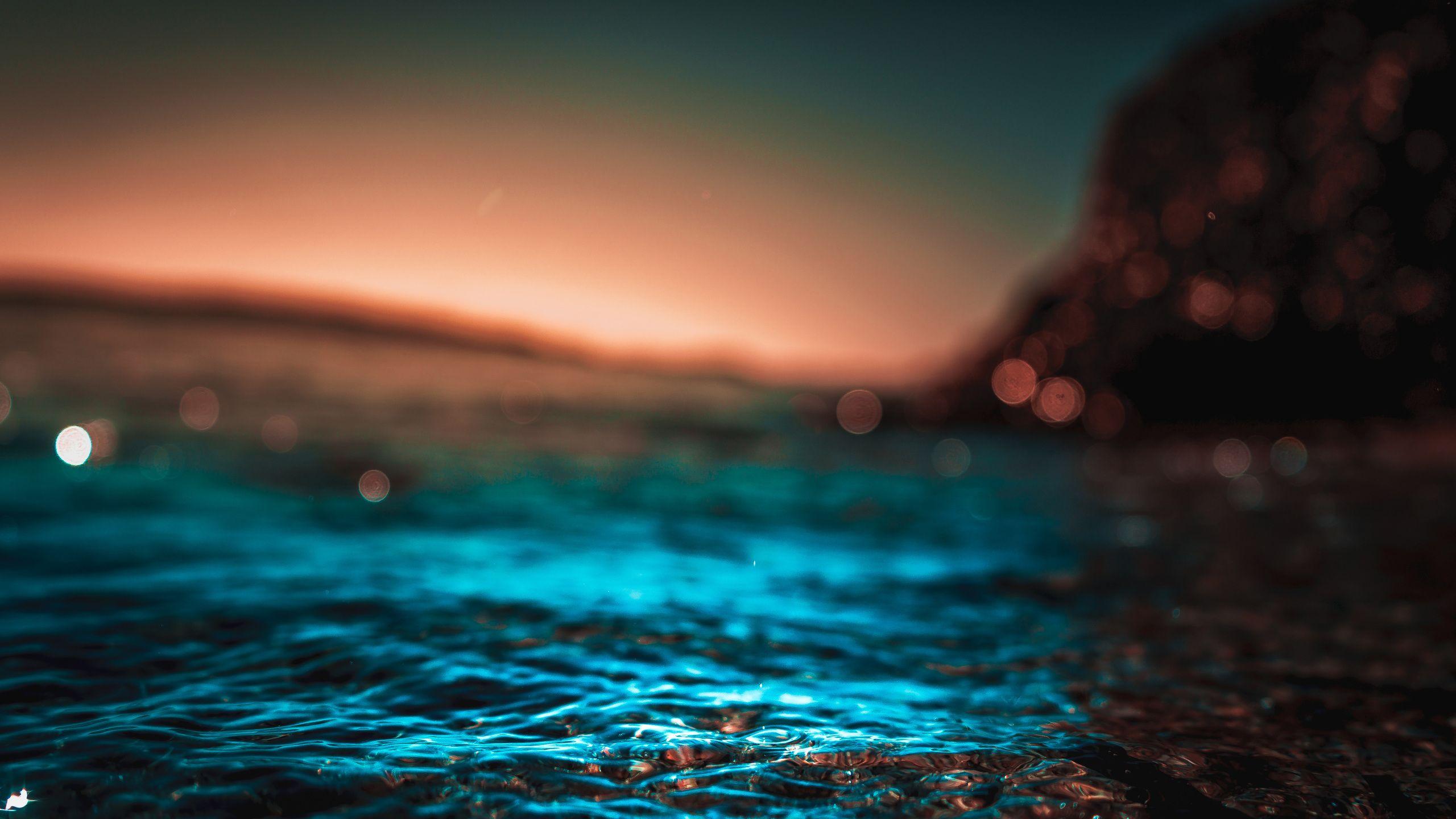 2560x1440 Dawn Depth Of Field Dusk Ocean Sea Sunrise Sunset Water