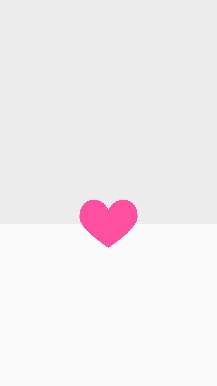 750x1334 Simple Heart Wallpaper