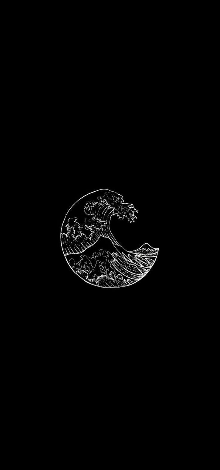 736x1569 3DWallpaperdesktop. Black phone wallpaper, Black aesthetic