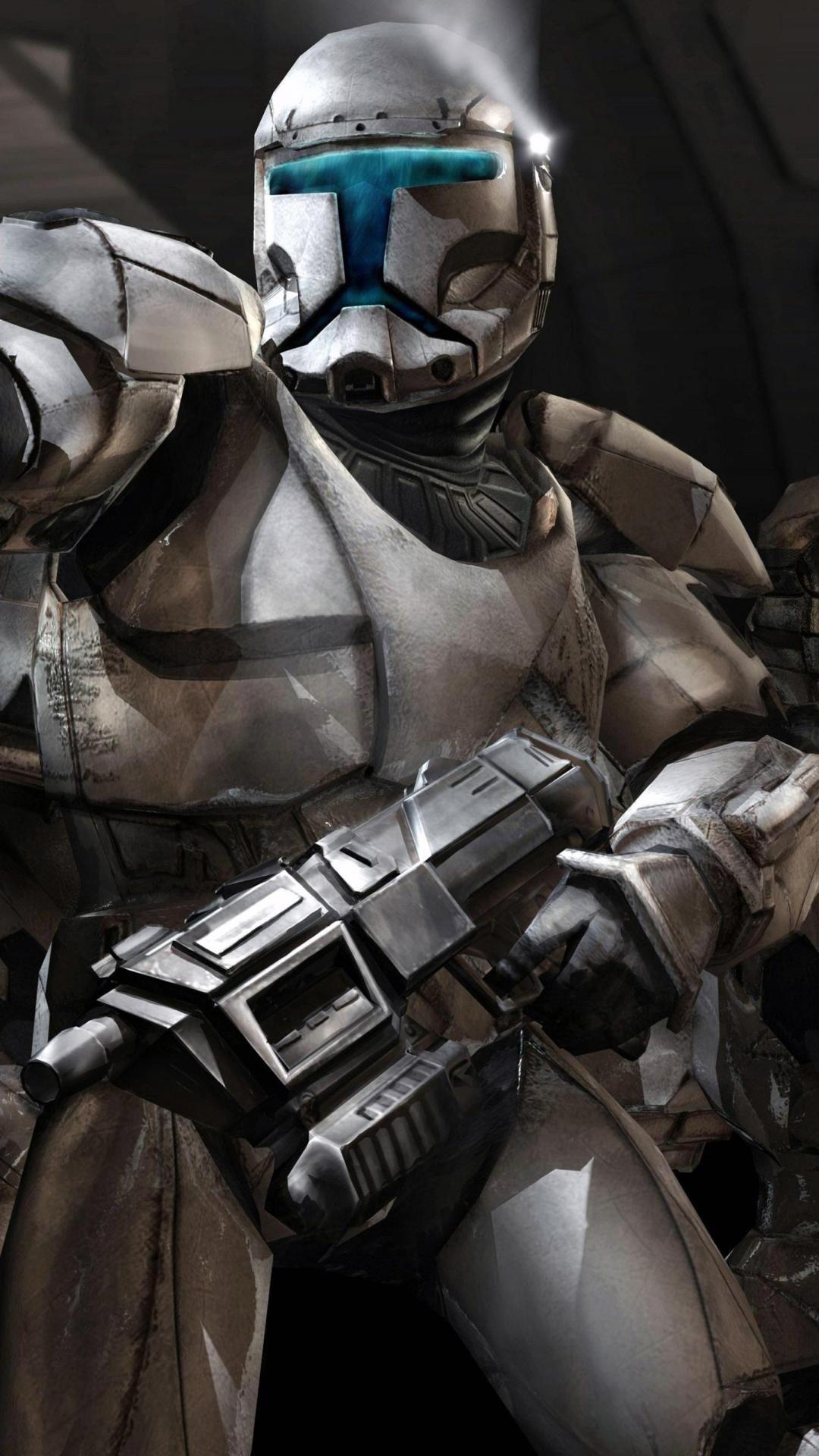 1080x1920 Star Wars Clone Trooper iPhone Wallpaper. Star wars clone wars