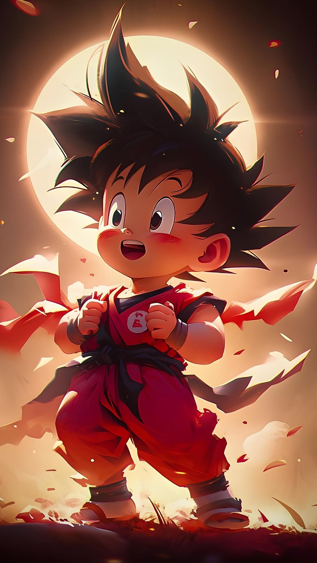 1080x1920 Kid Goku Phone Wallpaper