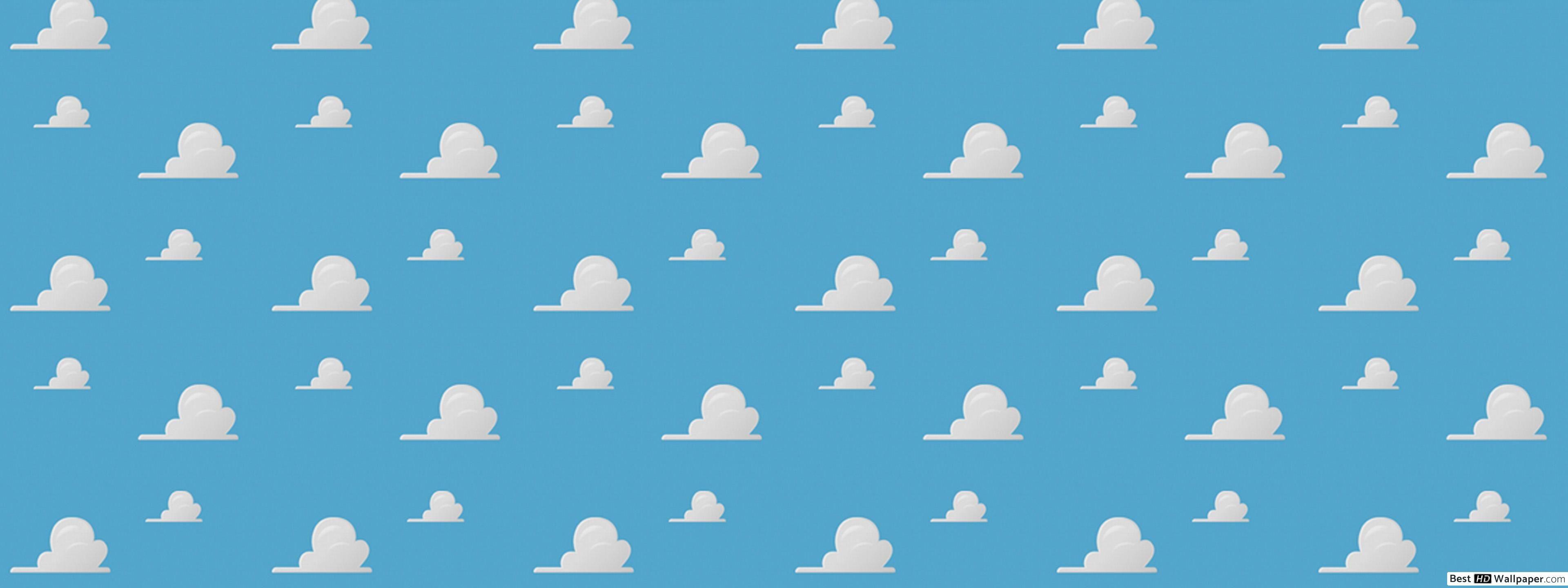 download toy story cloud wallpaper