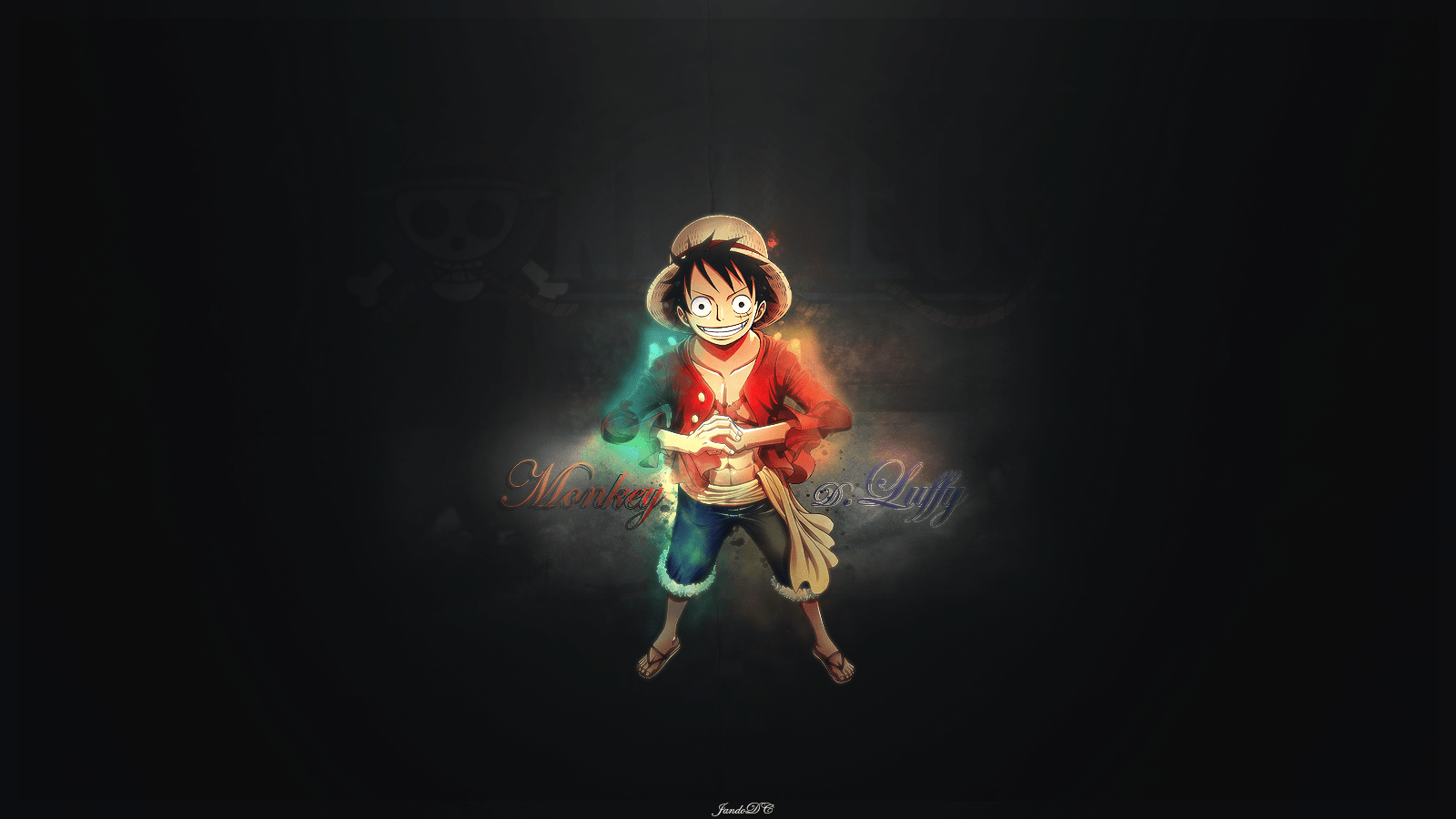 1600x900 Monkey D Luffy Amoled Wallpaper