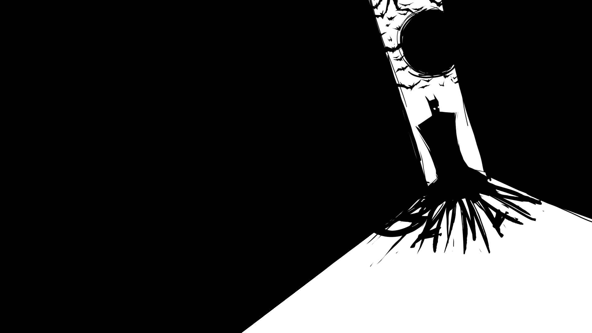 1920x1080 Batman black and white wallpaper