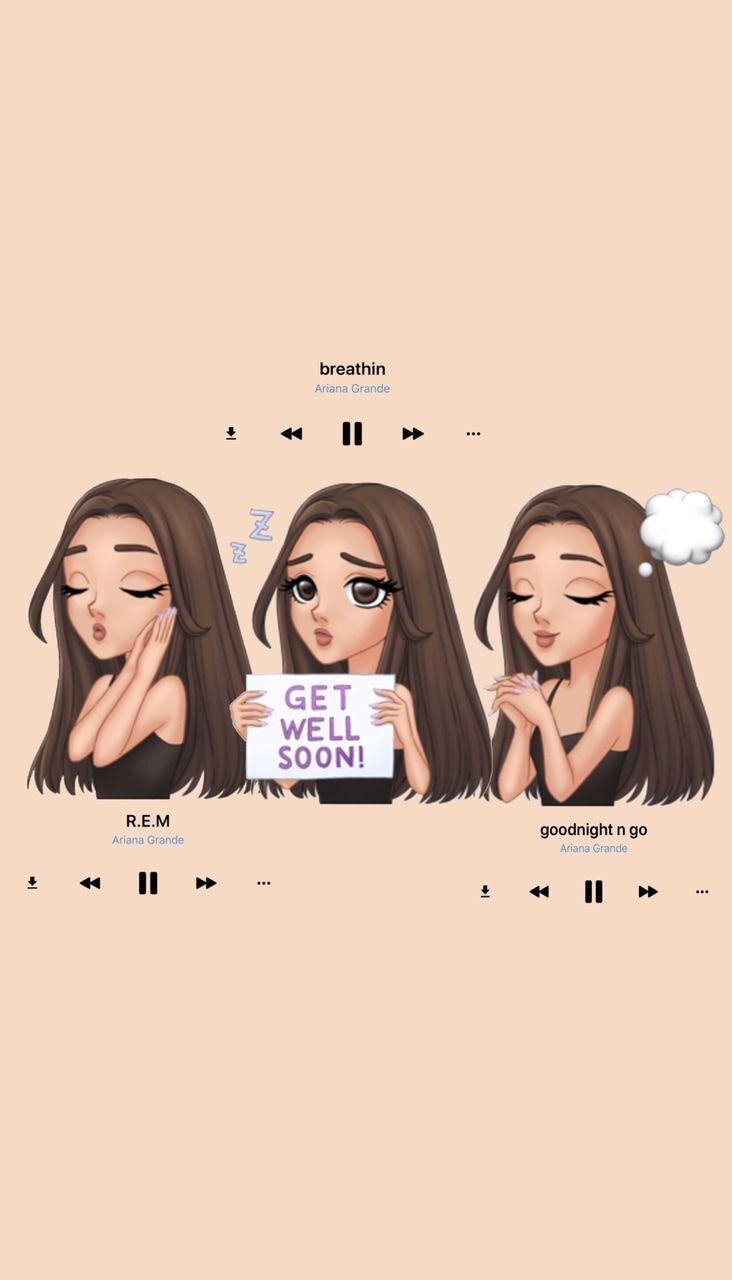732x1280 Image about ariana grande in background