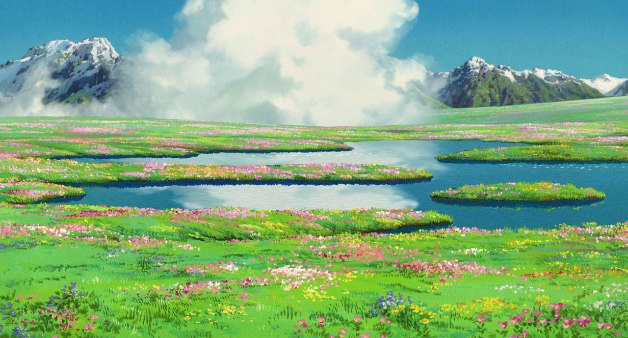 1280x688 Studio Ghibli. Studio ghibli background, Howls moving castle wallpaper, Anime scenery