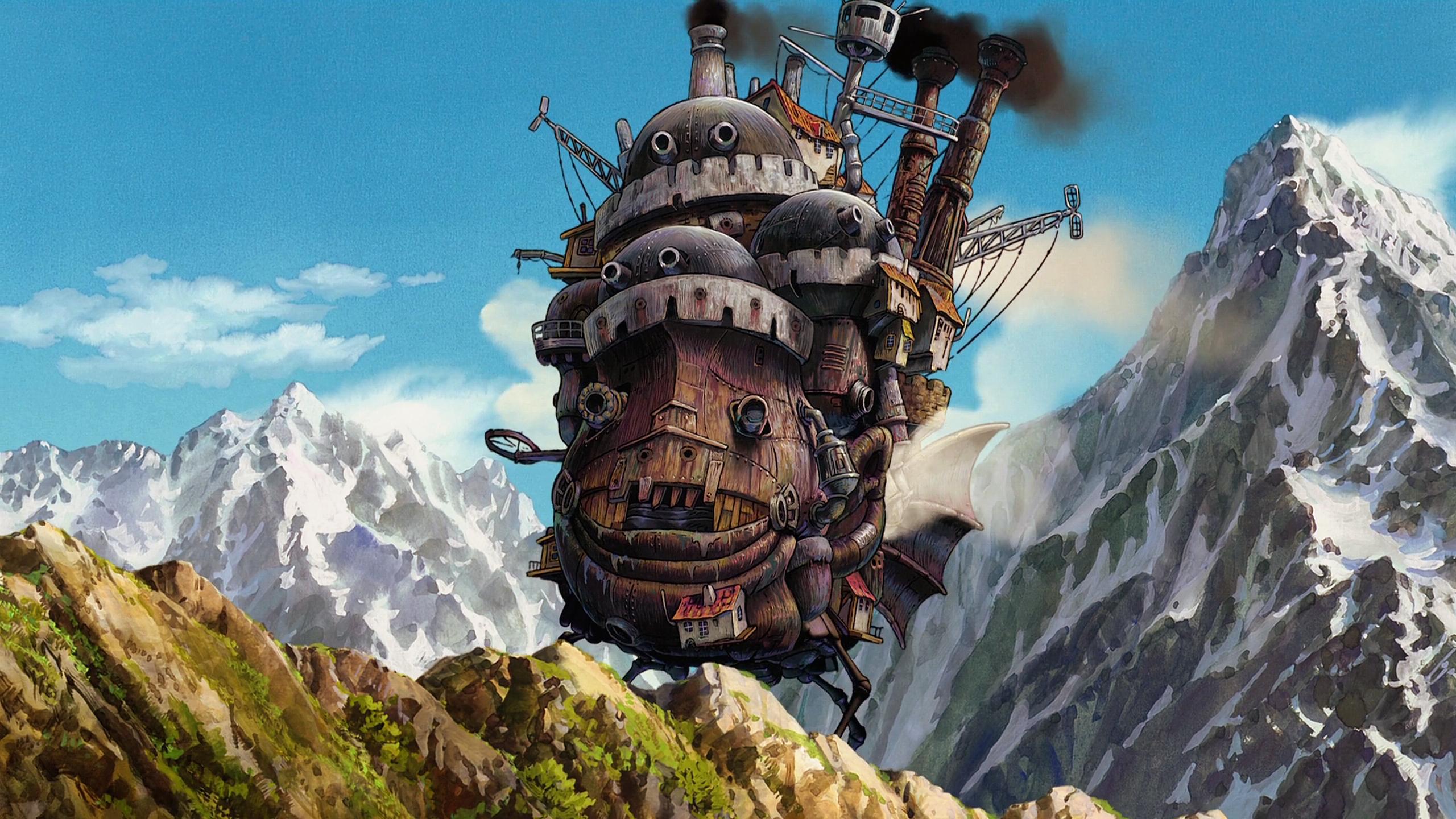 2560x1440 Hayao Miyazaki Background. Howls Moving